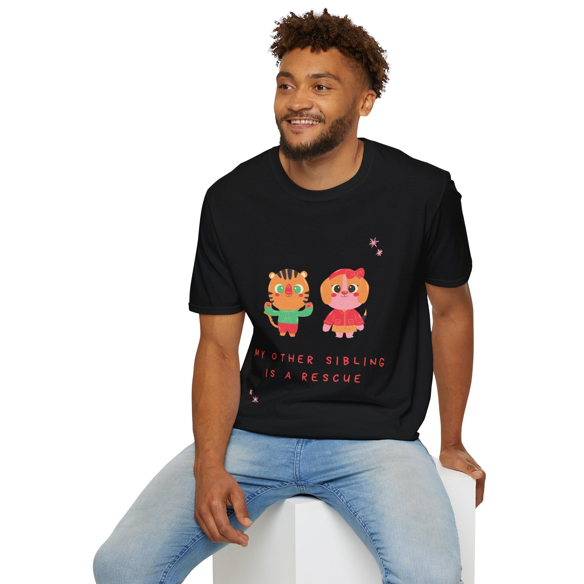Cute Sibling Rescue T-Shirt, Animal Lovers Gift, Adoption Awareness Tee