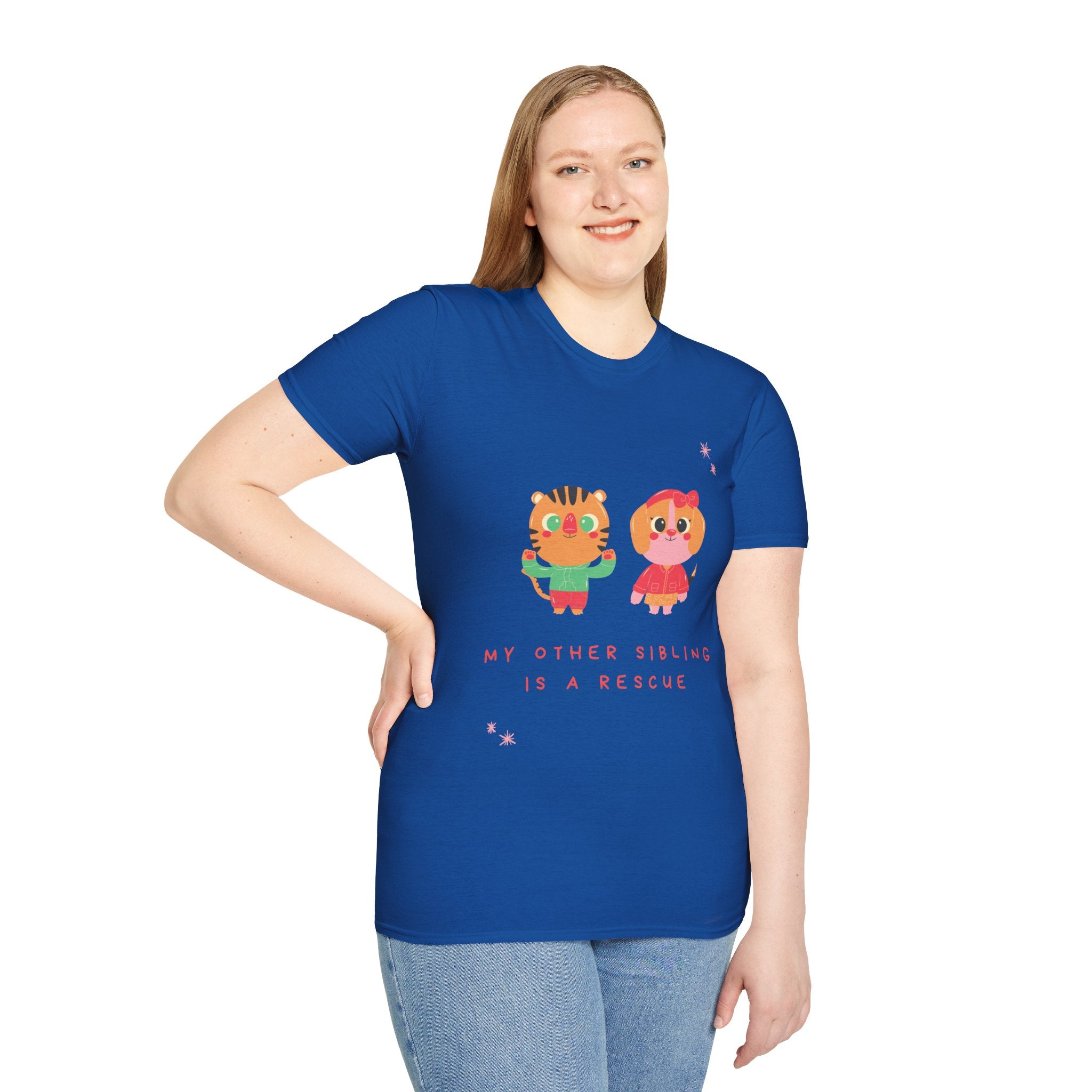 Cute Sibling Rescue T-Shirt, Animal Lovers Gift, Adoption Awareness Tee