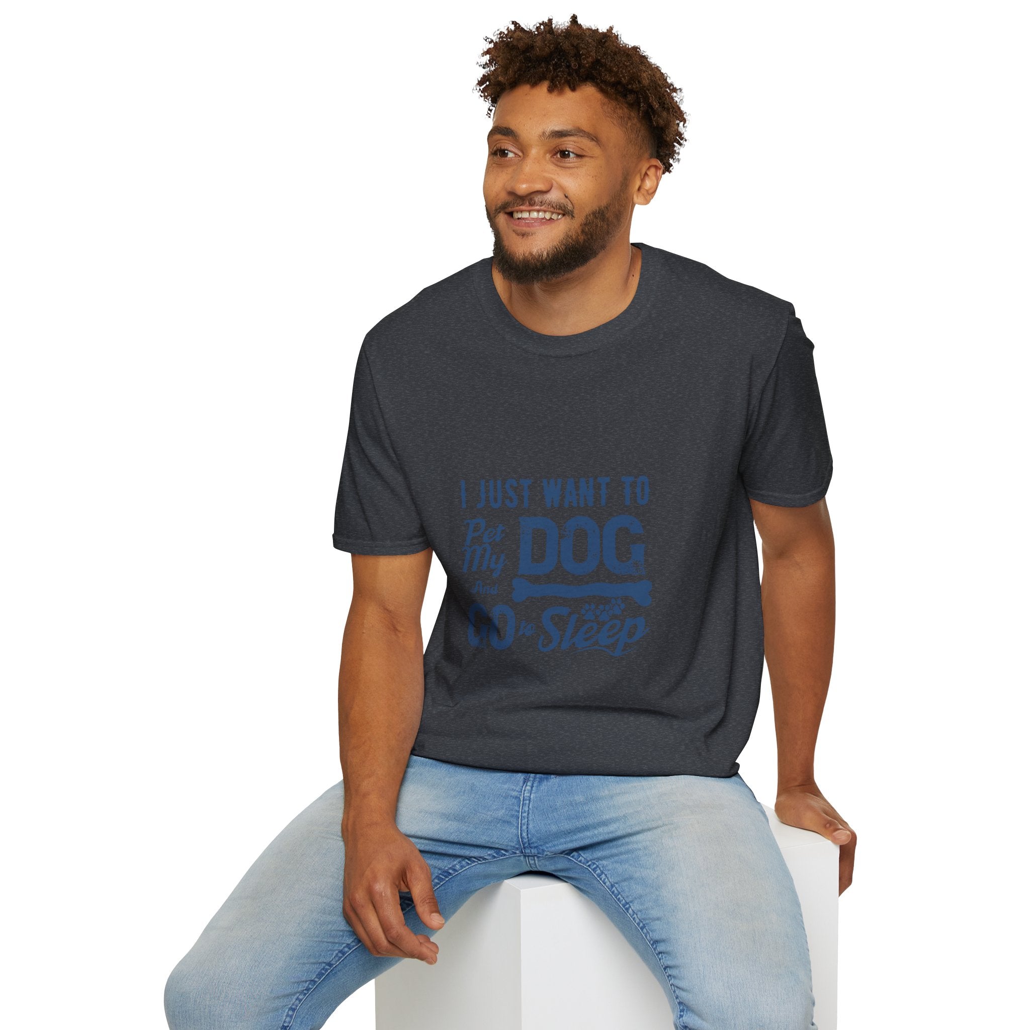 Funny Dog Lover Unisex T-Shirt, Pet Lover Gift, Cute Dog T-Shirt, Dog Mom, Dog Dad Apparel, Animal Lover Shirt