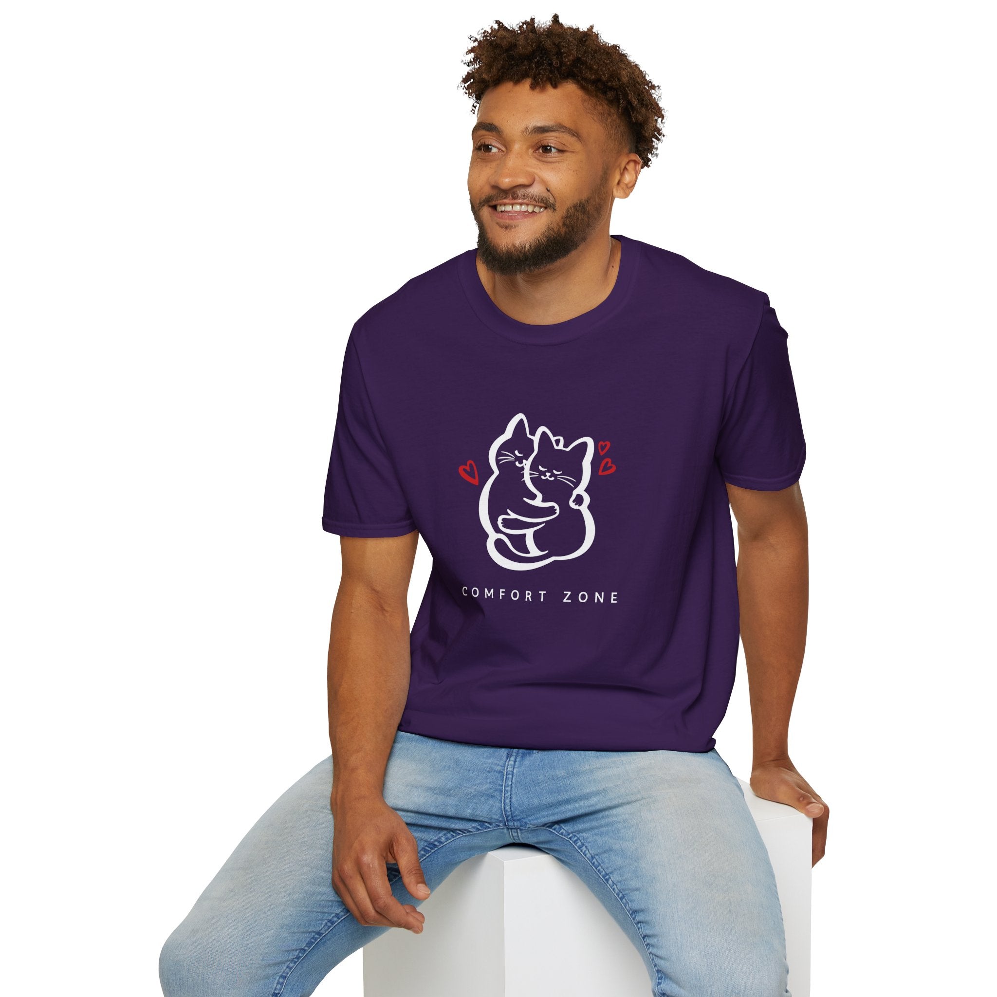 Cozy Cat Lovers T-Shirt, Comfortable Tee for Pet Owners
