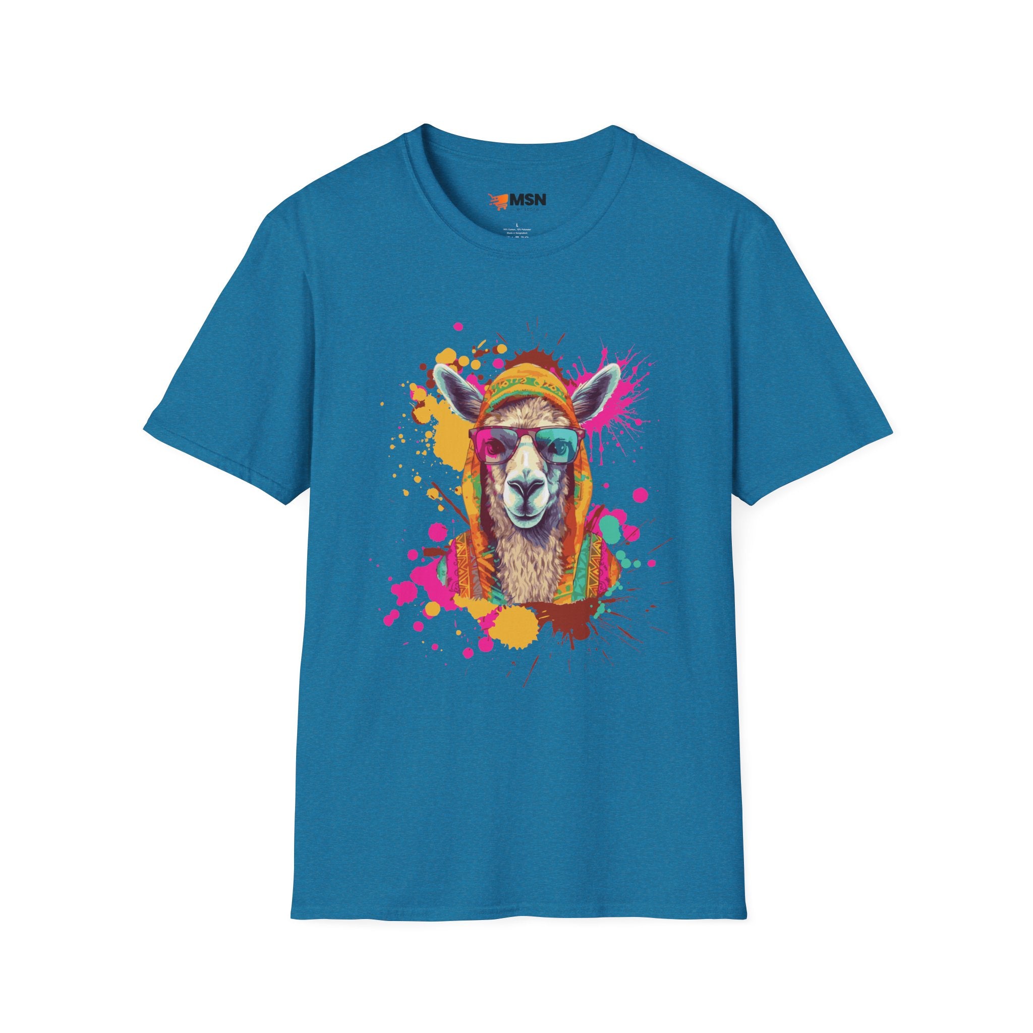 Colorful Llama T-Shirt - Fun Gift for Animal Lovers