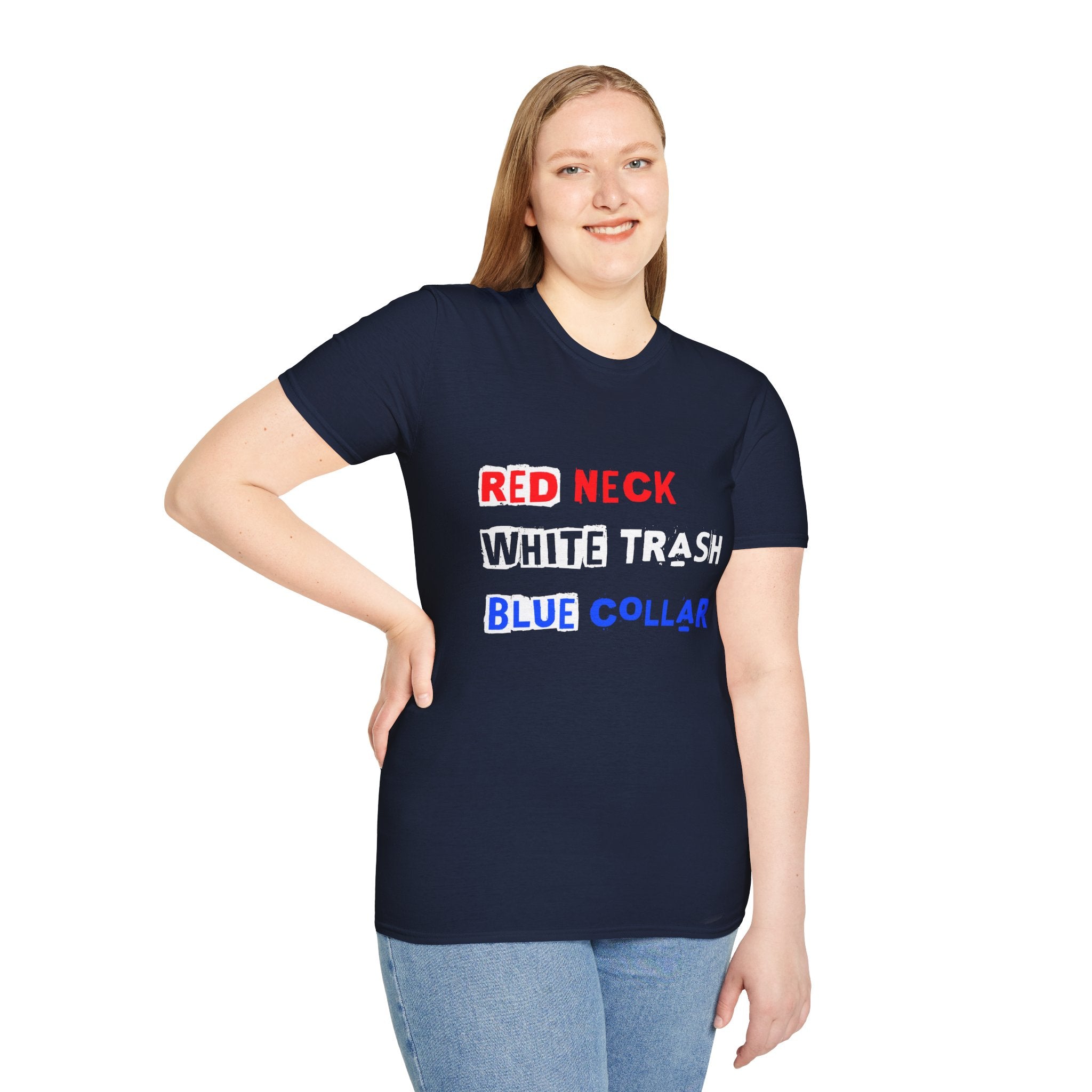 Red Neck, White Trash, Blue Collar Unisex Softstyle T-Shirt – Funny Humor Tee, Gift for Friends, Casual Wear, Summer Outfit, Patriotic [...]