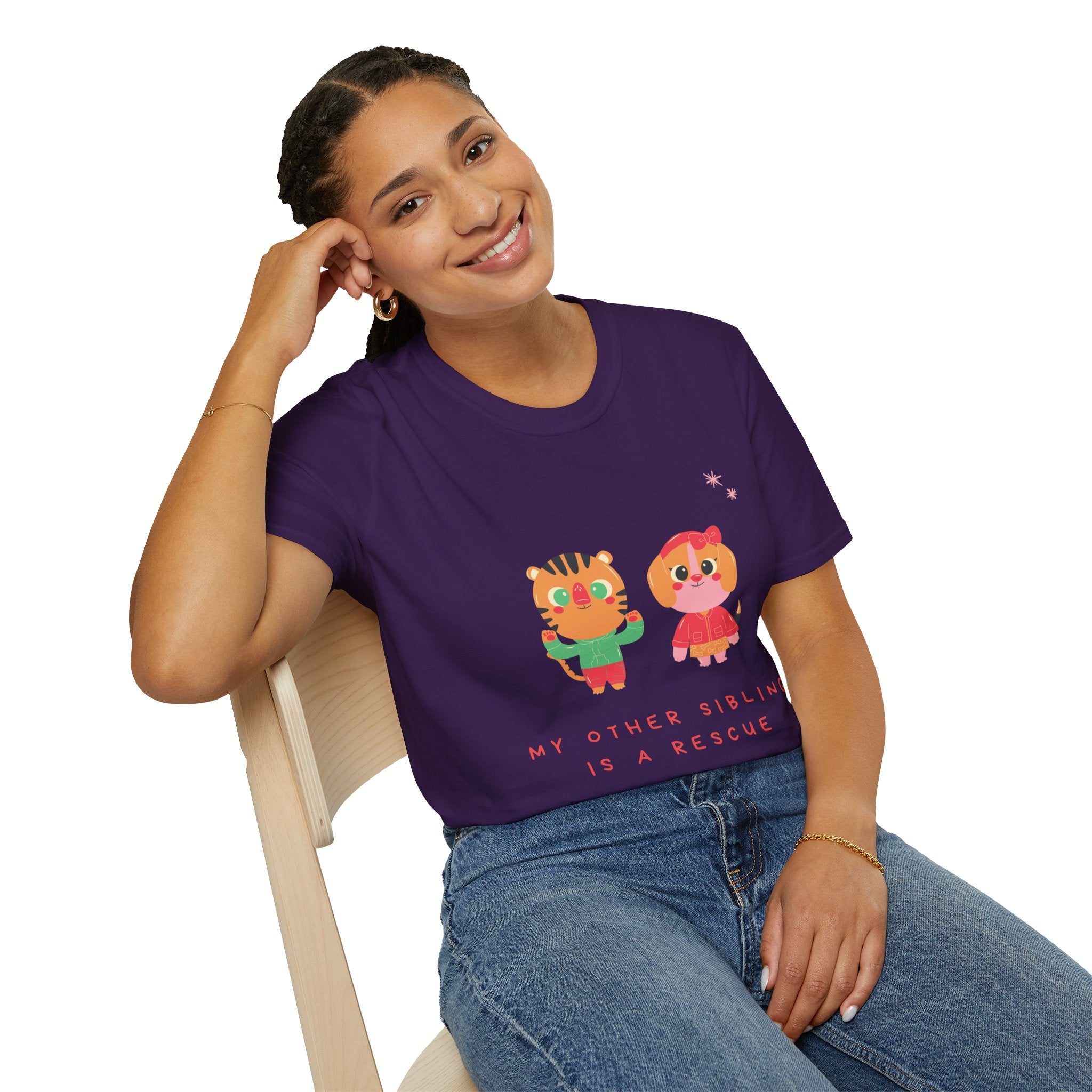 Cute Sibling Rescue T-Shirt, Animal Lovers Gift, Adoption Awareness Tee