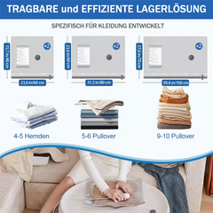 Electric Vacuum Compression Bag - Save space and travel light!