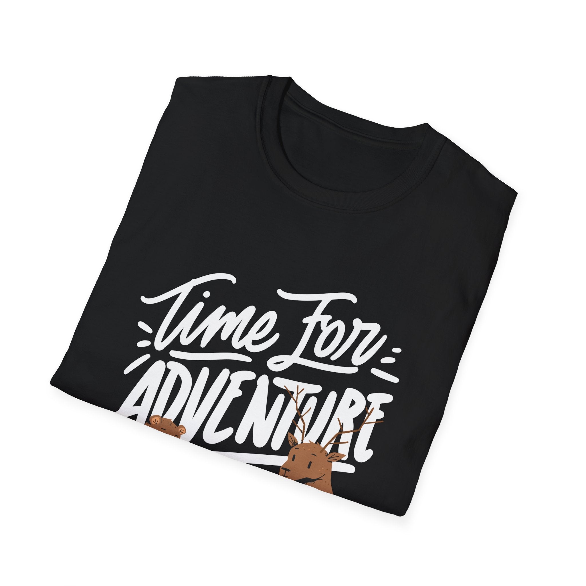 Adventure Bears Unisex Softstyle T-Shirt, Camping Shirt