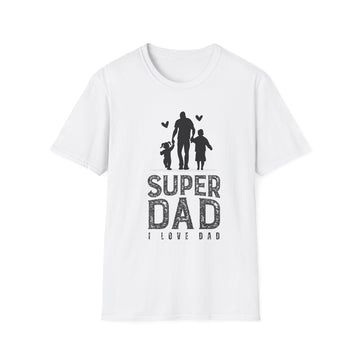 Super Dad Unisex Softstyle T-Shirt, Father's Day Gift