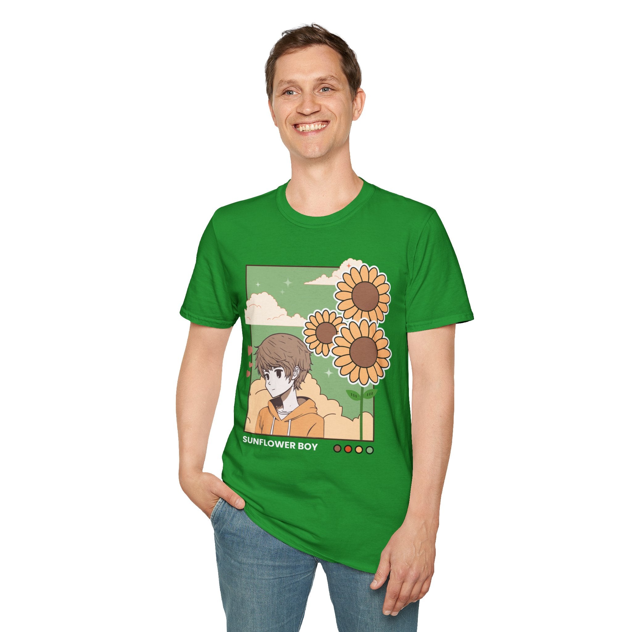 Sunflower Aesthetic Unisex T-Shirt, Softstyle Tee, Casual Wear