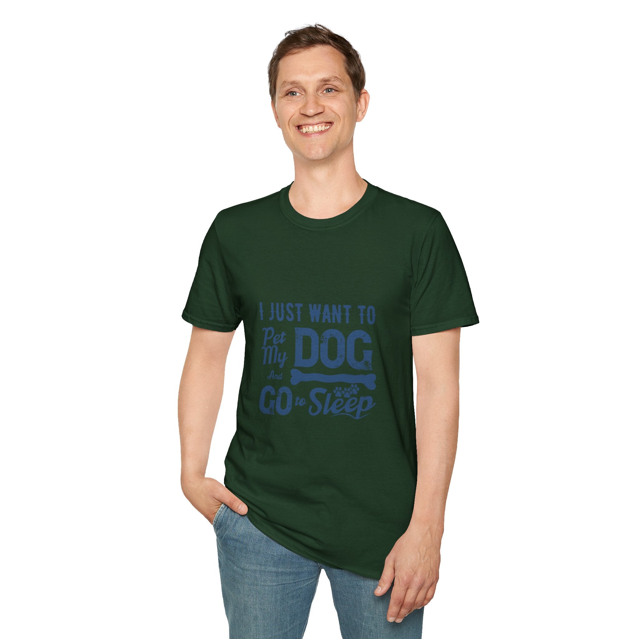 Funny Dog Lover Unisex T-Shirt, Pet Lover Gift, Cute Dog T-Shirt, Dog Mom, Dog Dad Apparel, Animal Lover Shirt