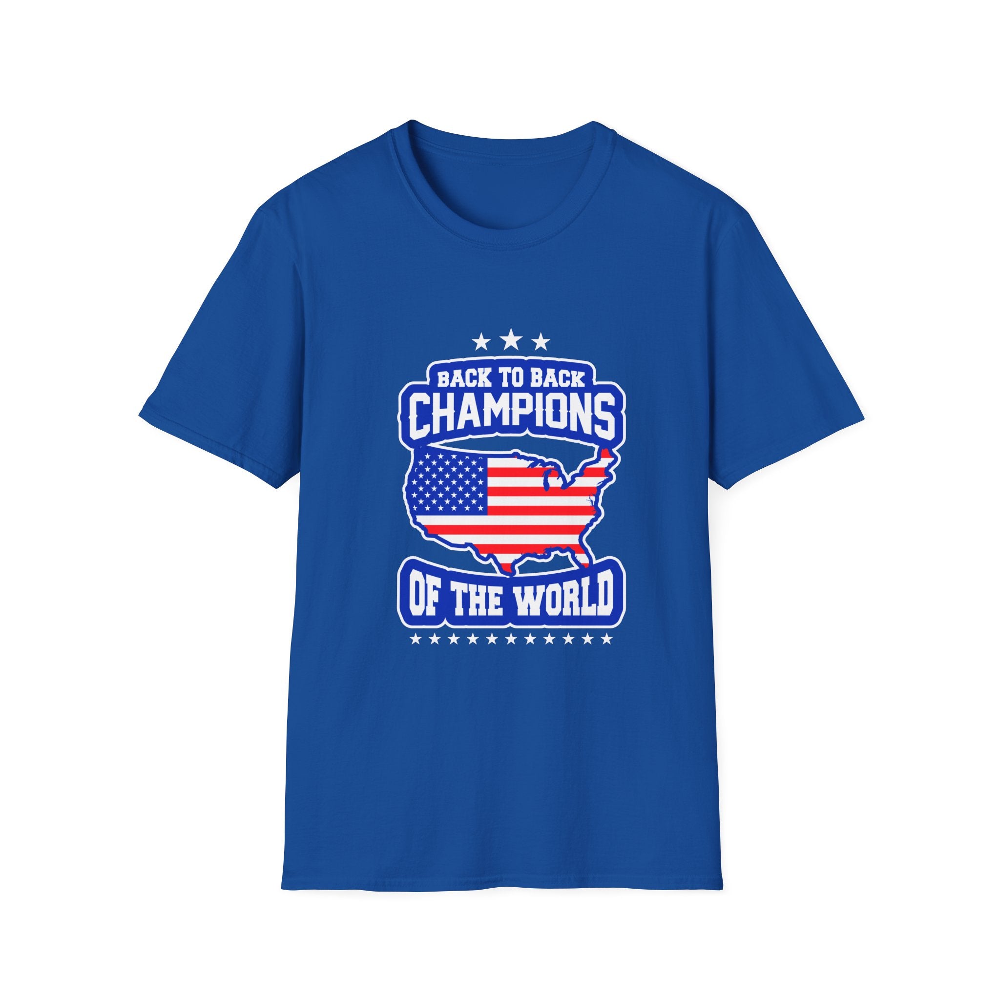 Patriotic Unisex T-Shirt for Champions | Casual Wear, Gift for Sports Lovers, All-American Style, 4th of July, Everyday Comfort
