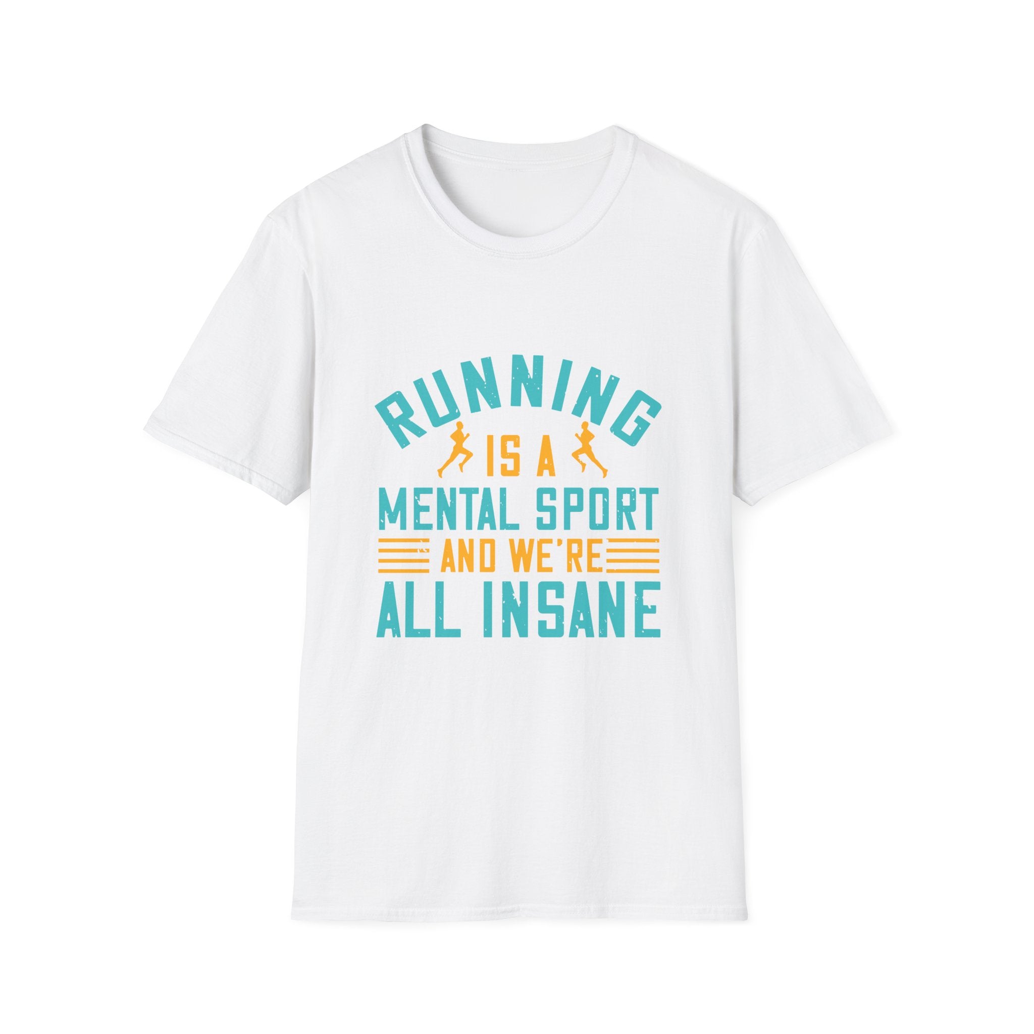 Running Insanity Unisex T-Shirt | Gift for Runners, Fitness Humor Tee