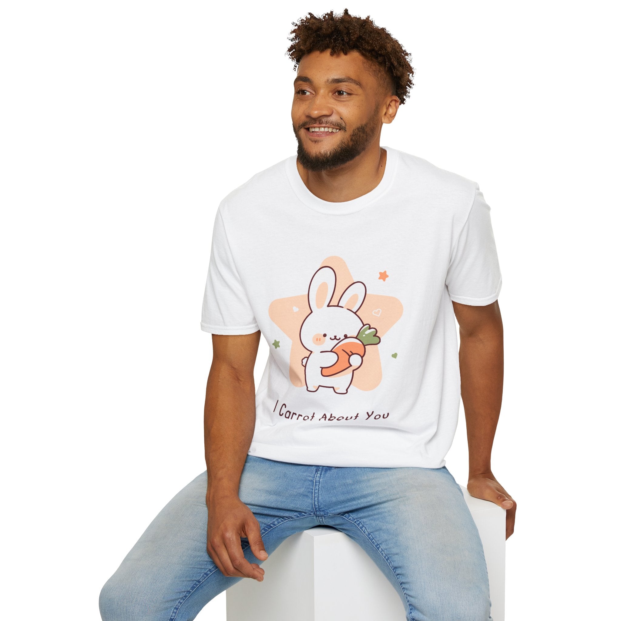 Cute Rabbit Graphic Tee, I Carrot About You Shirt