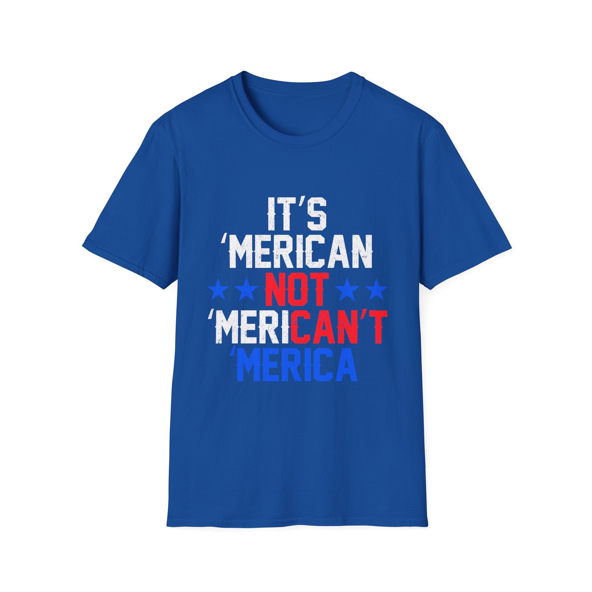 Patriotic Graphic Tee for Freedom Lovers - Unisex Softstyle T-Shirt, Casual Wear, Independence Day, Election Shirt, Gift Idea