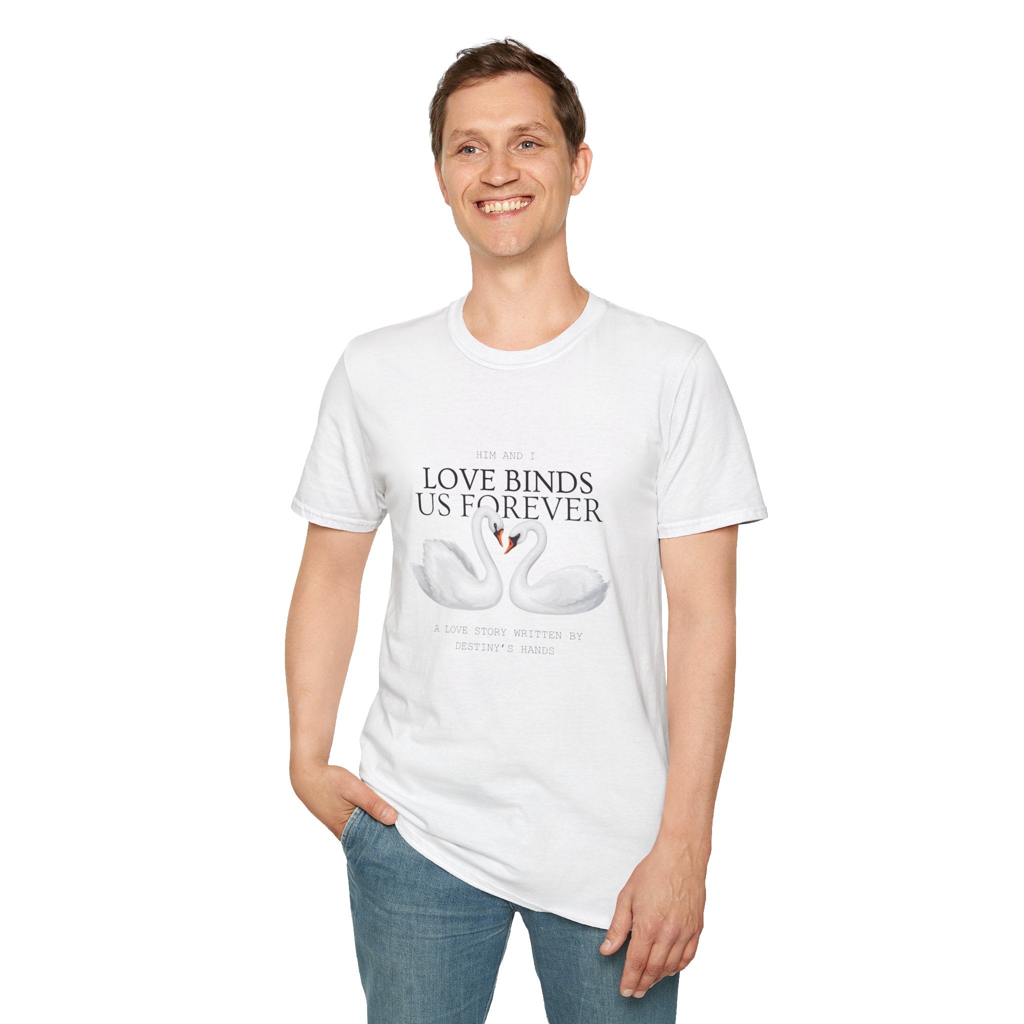 Romantic Swan Love T-Shirt | Perfect Gift for Couples