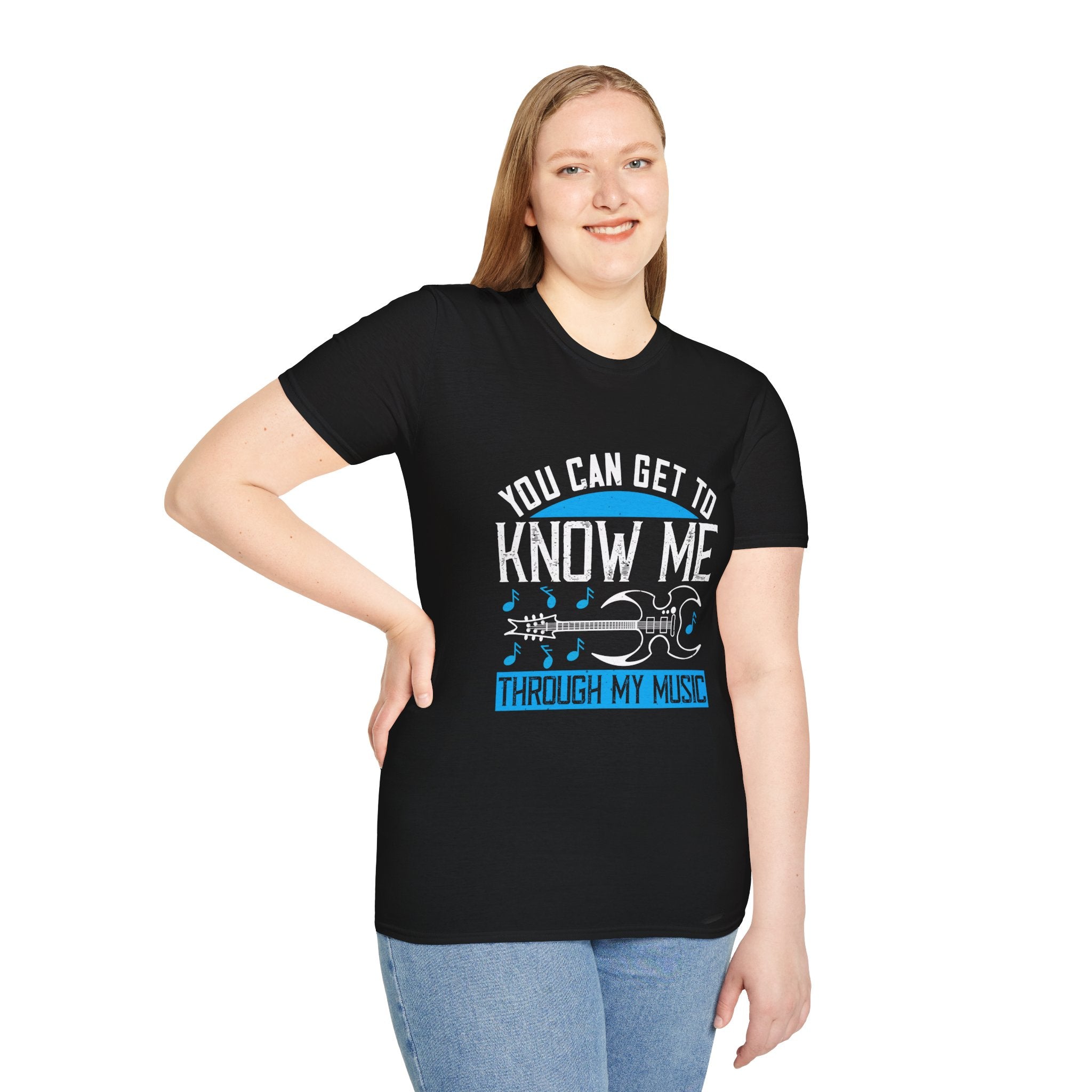 Unisex Music Quote T-Shirt, Softstyle Graphic Tee, Gift for Musicians