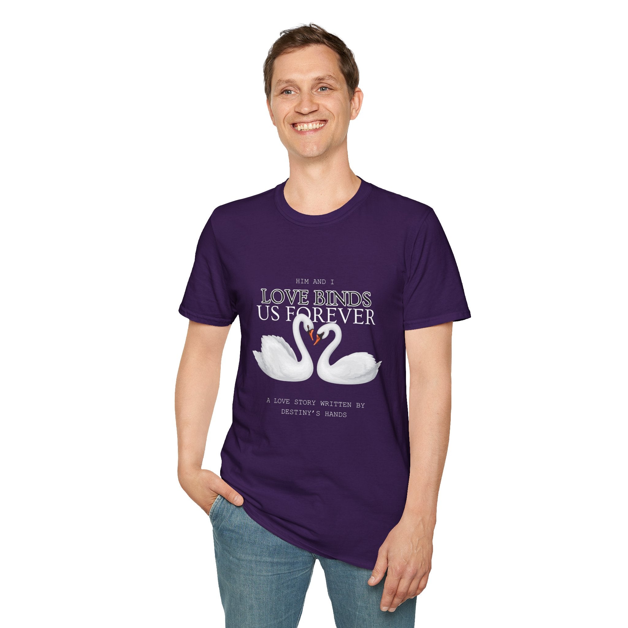 Romantic Swan Love T-Shirt | Perfect Gift for Couples