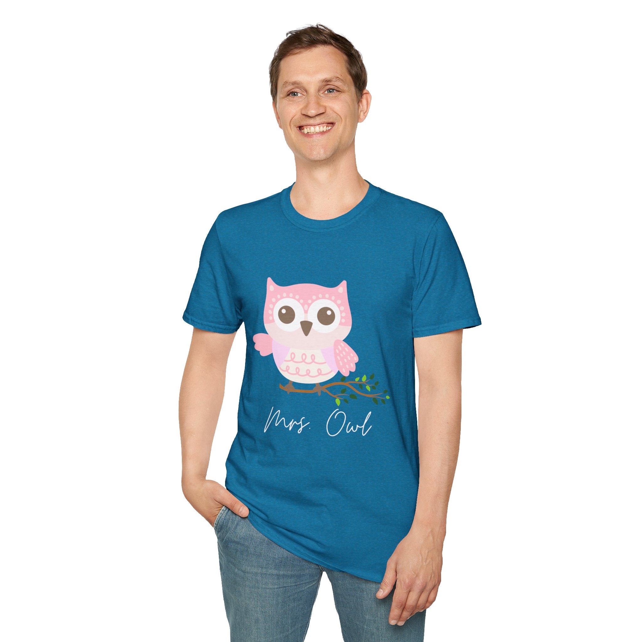 Cute Owl Unisex T-Shirt, Gift for Animal Lovers, Cozy Casual Wear