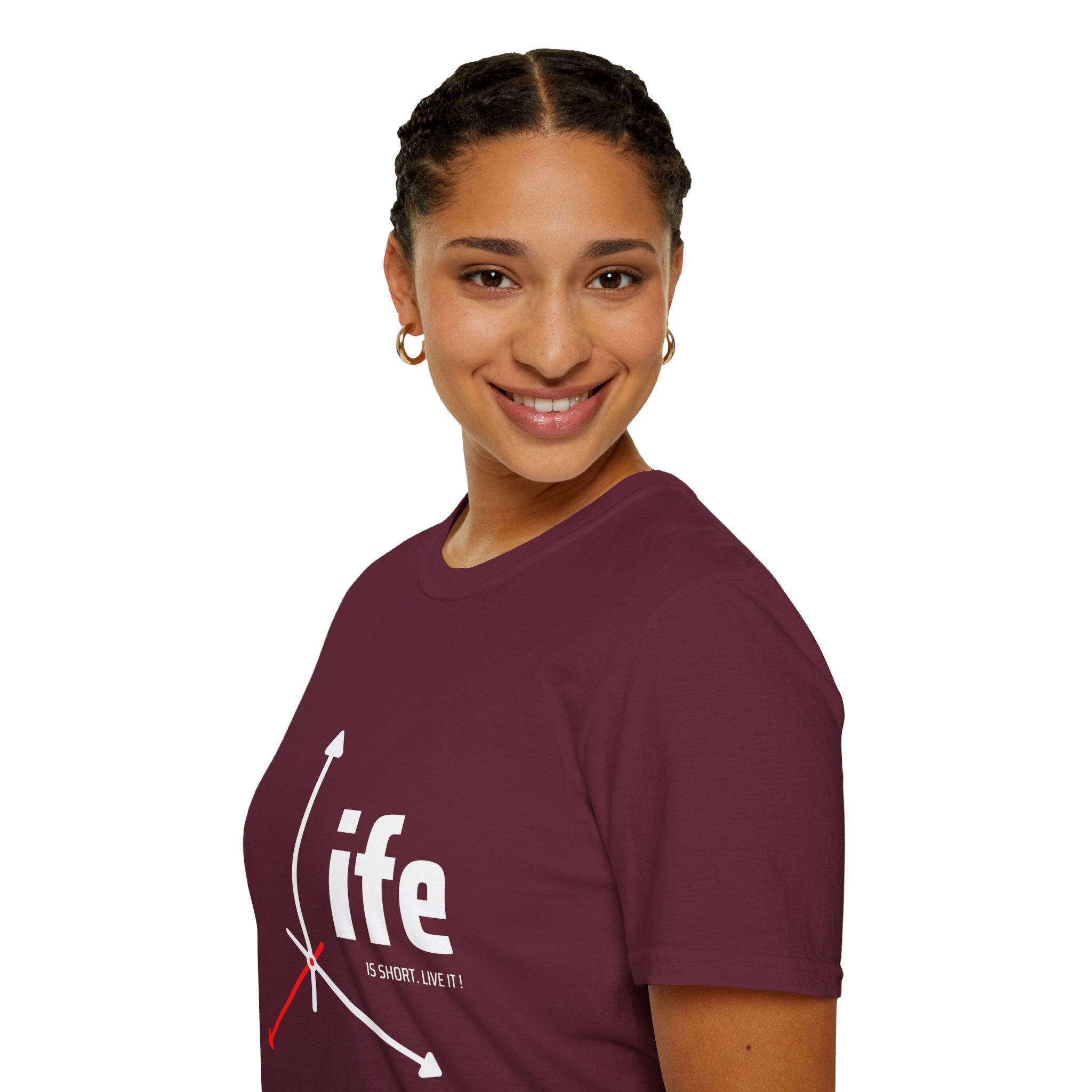 Life Direction Unisex T-Shirt, Motivational Tee, Casual Wear, Gift for Friends, Inspirational Life quote, Everyday Style