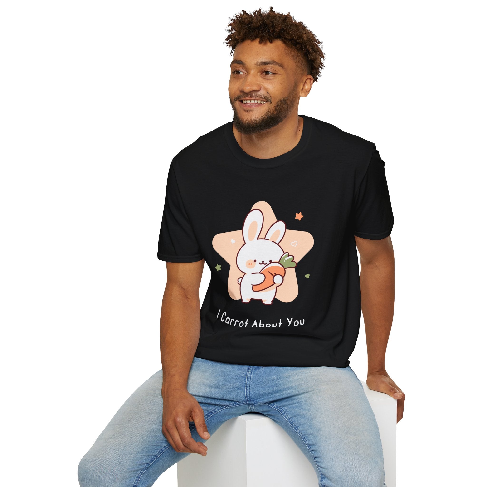 Cute Rabbit Graphic Tee, I Carrot About You Shirt