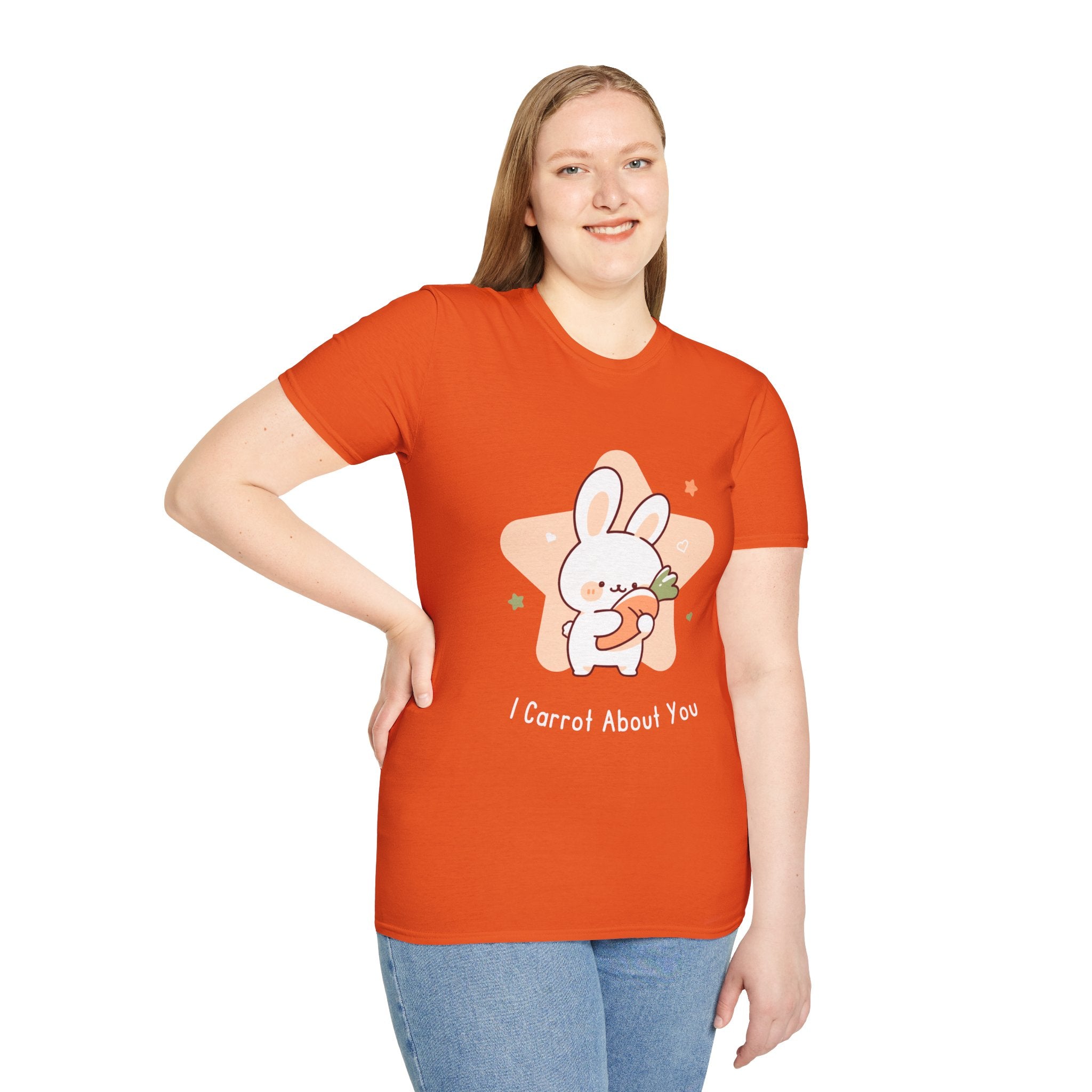 Cute Rabbit Graphic Tee, I Carrot About You Shirt