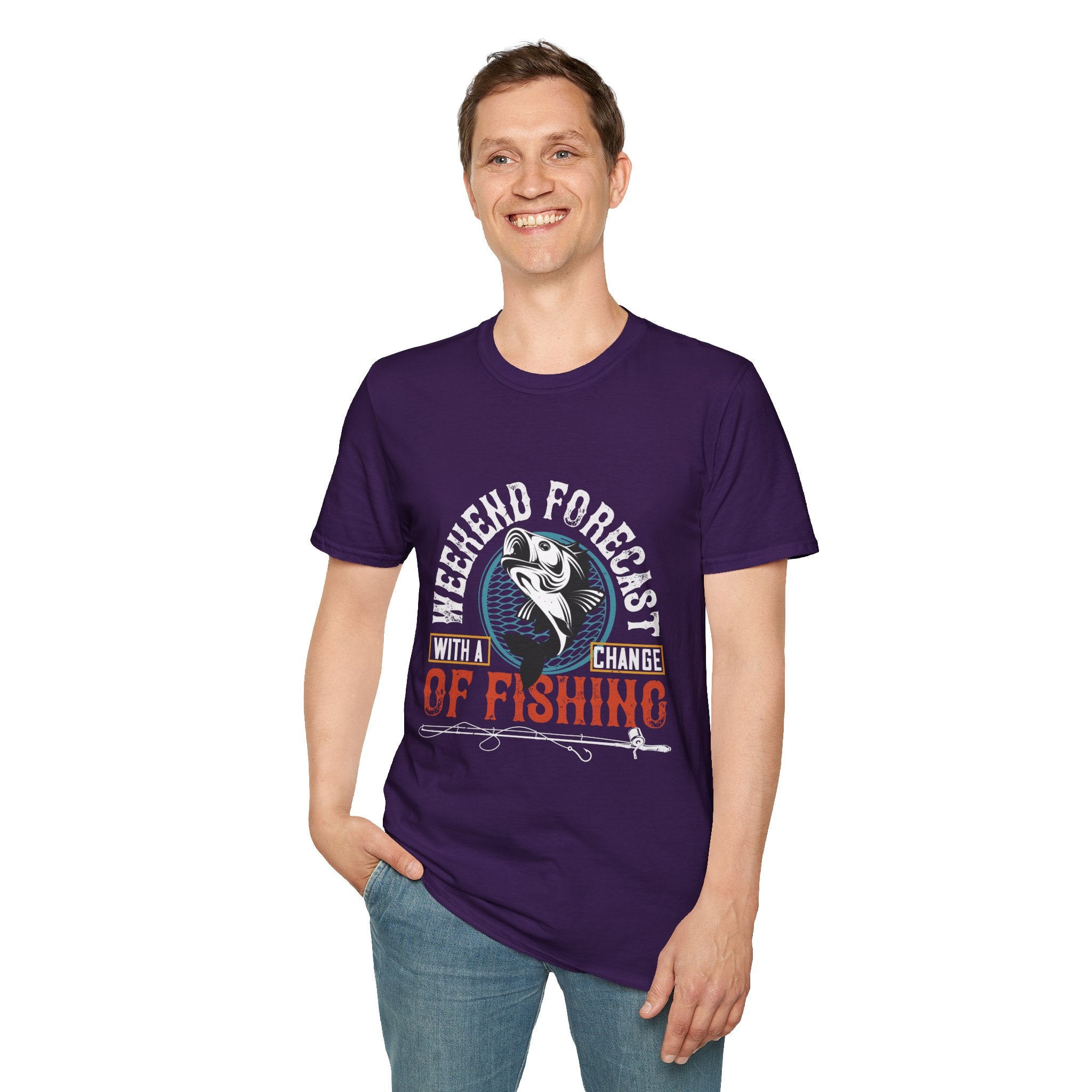Weekend Fishing Forecast Unisex T-Shirt, Fishing Shirt