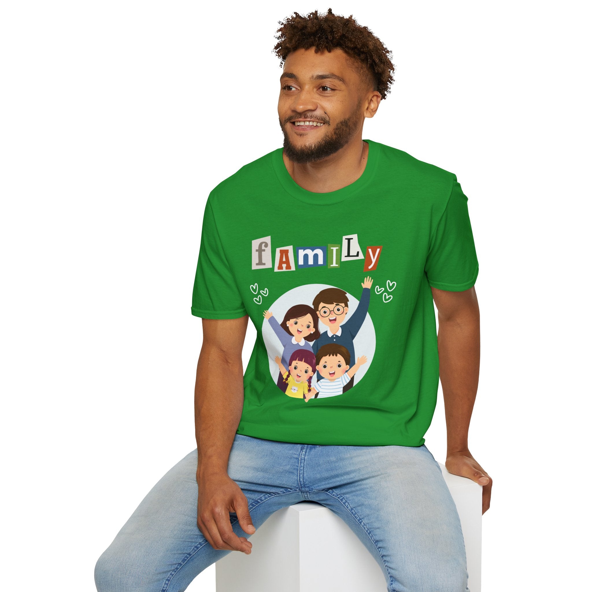 Family Love Unisex T-Shirt, Perfect Gift for Parents