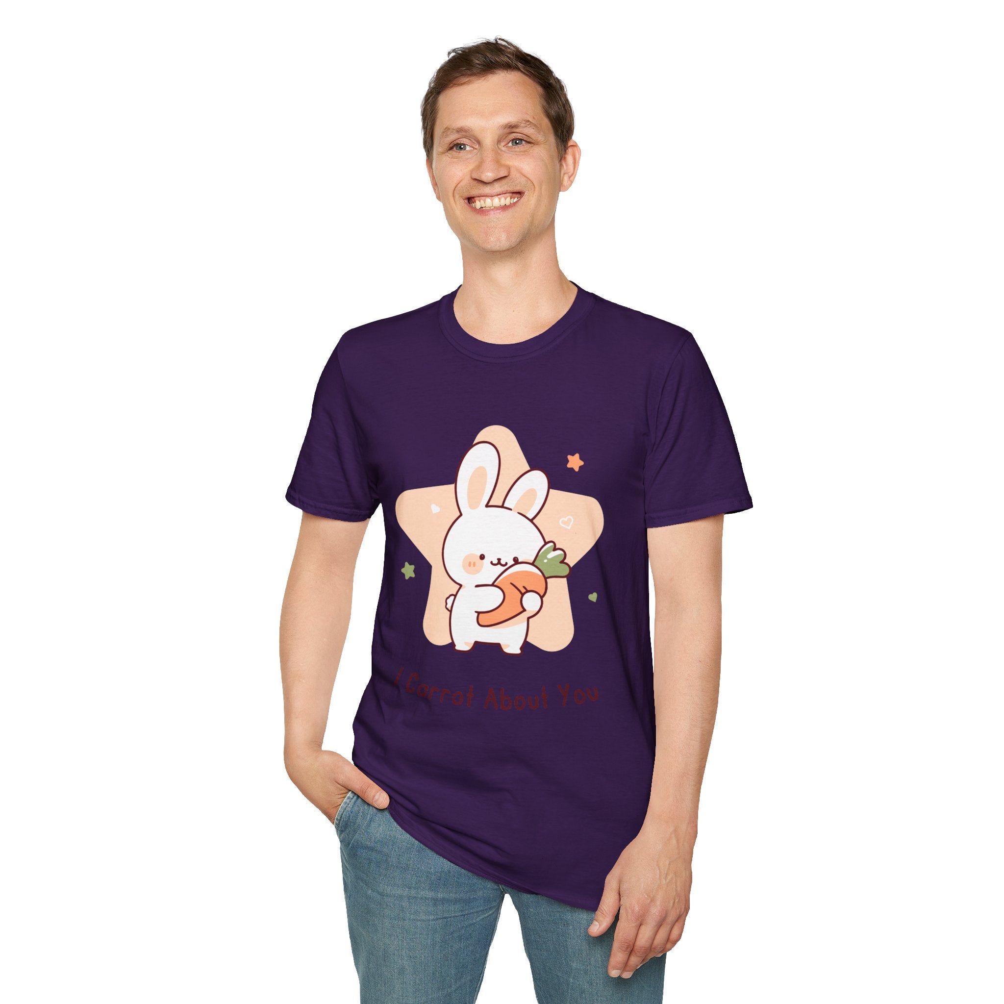 Cute Rabbit Graphic Tee, I Carrot About You Shirt