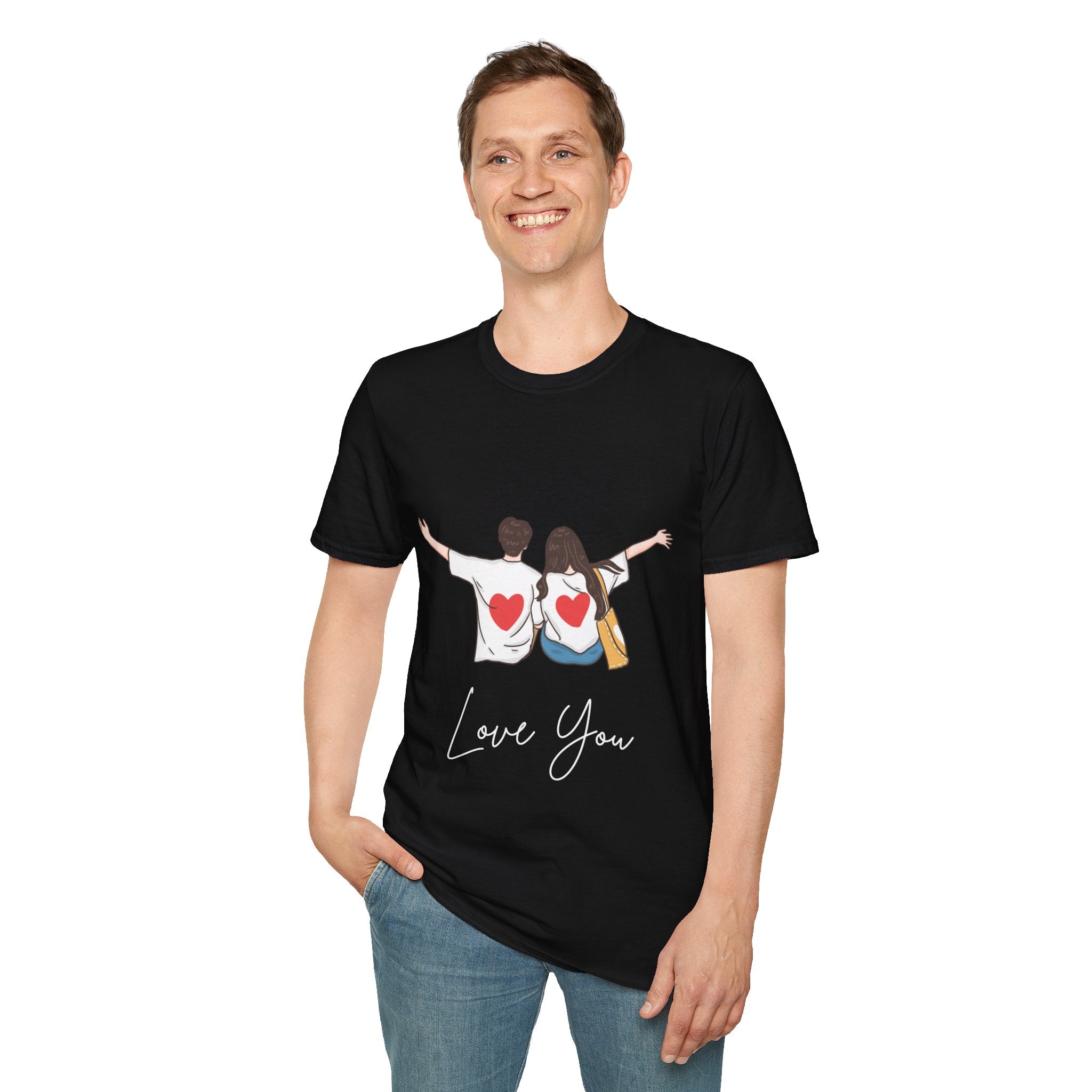 Love You Couple T-Shirt, Romantic Gift, Valentine’s Day Tee