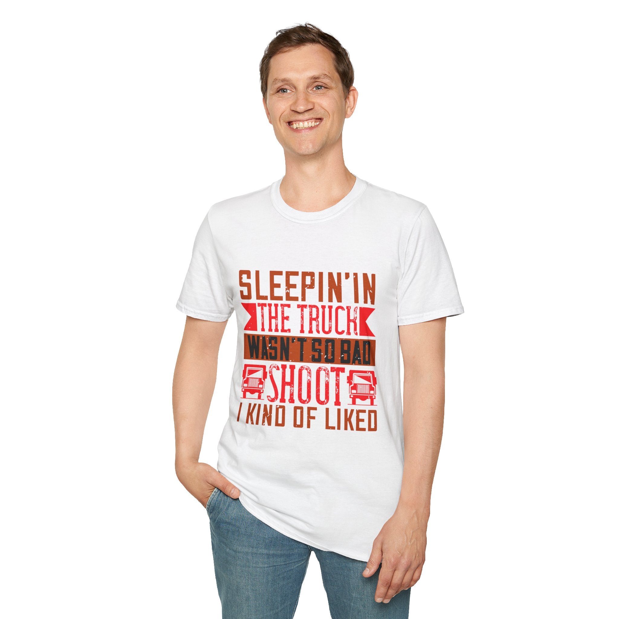 Sleepin' in the Truck Unisex T-Shirt, Casual Tee, Outdoor Adventure Shirt