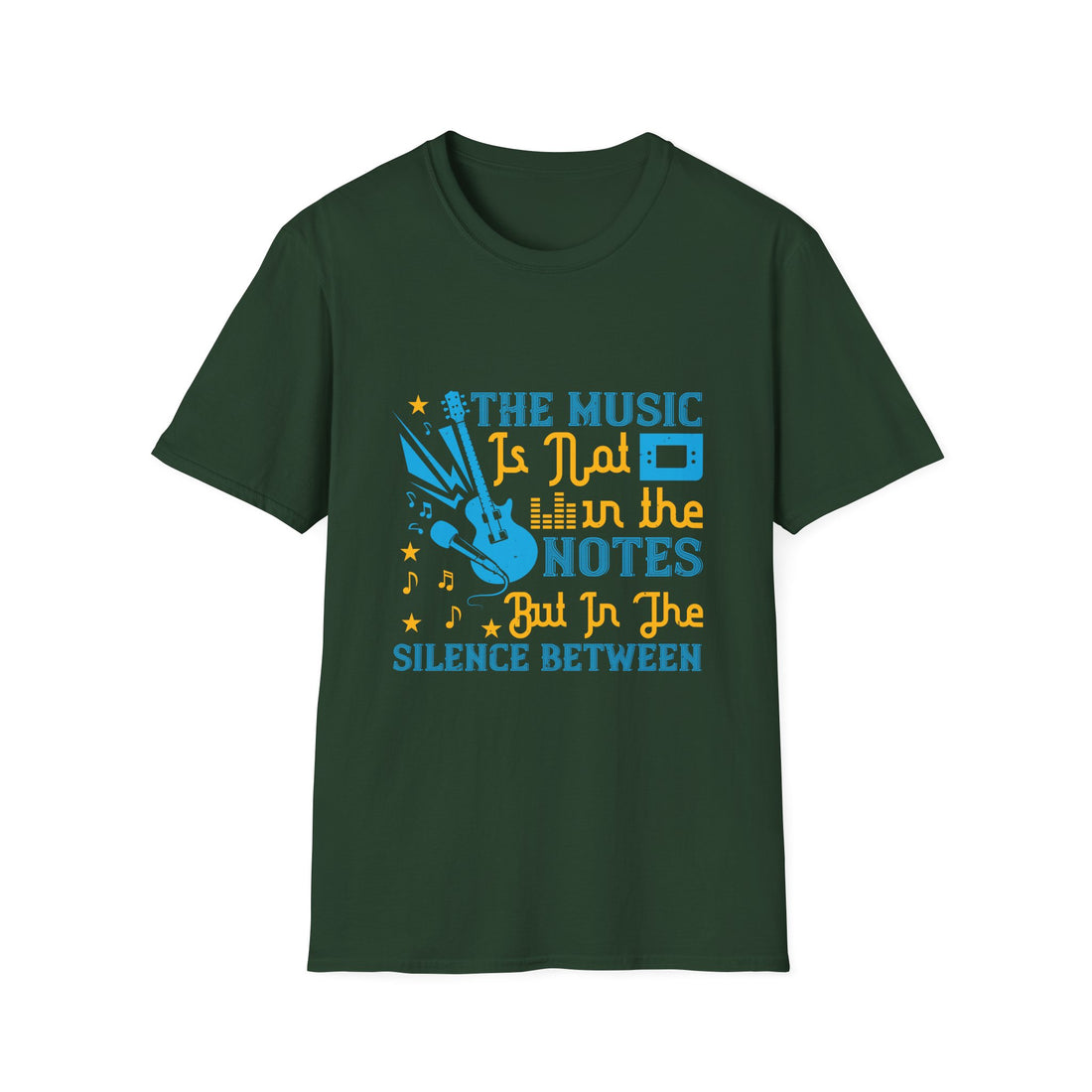 Musical Quotes T-Shirt, Relaxed Vibe Music Lover Tee