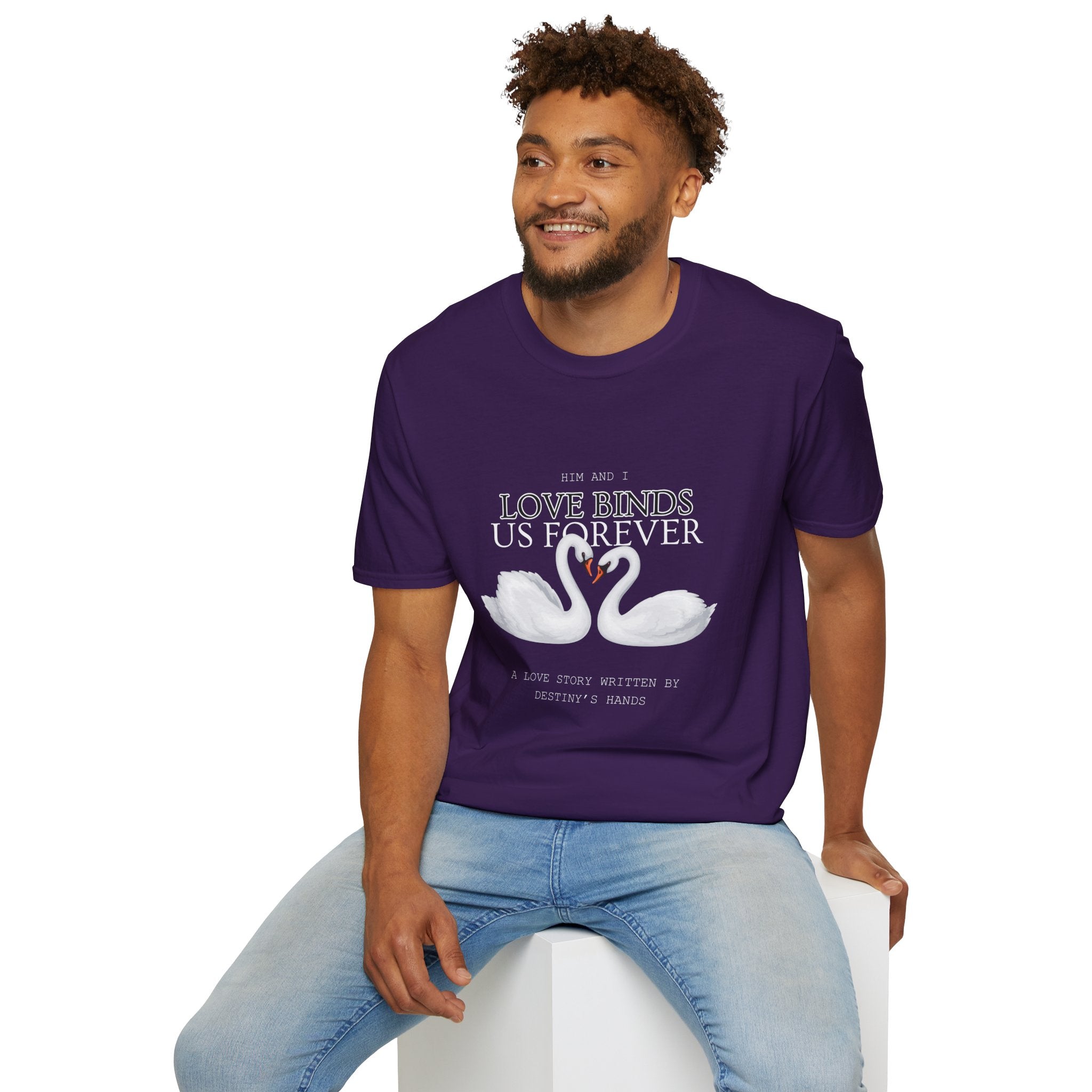 Romantic Swan Love T-Shirt | Perfect Gift for Couples