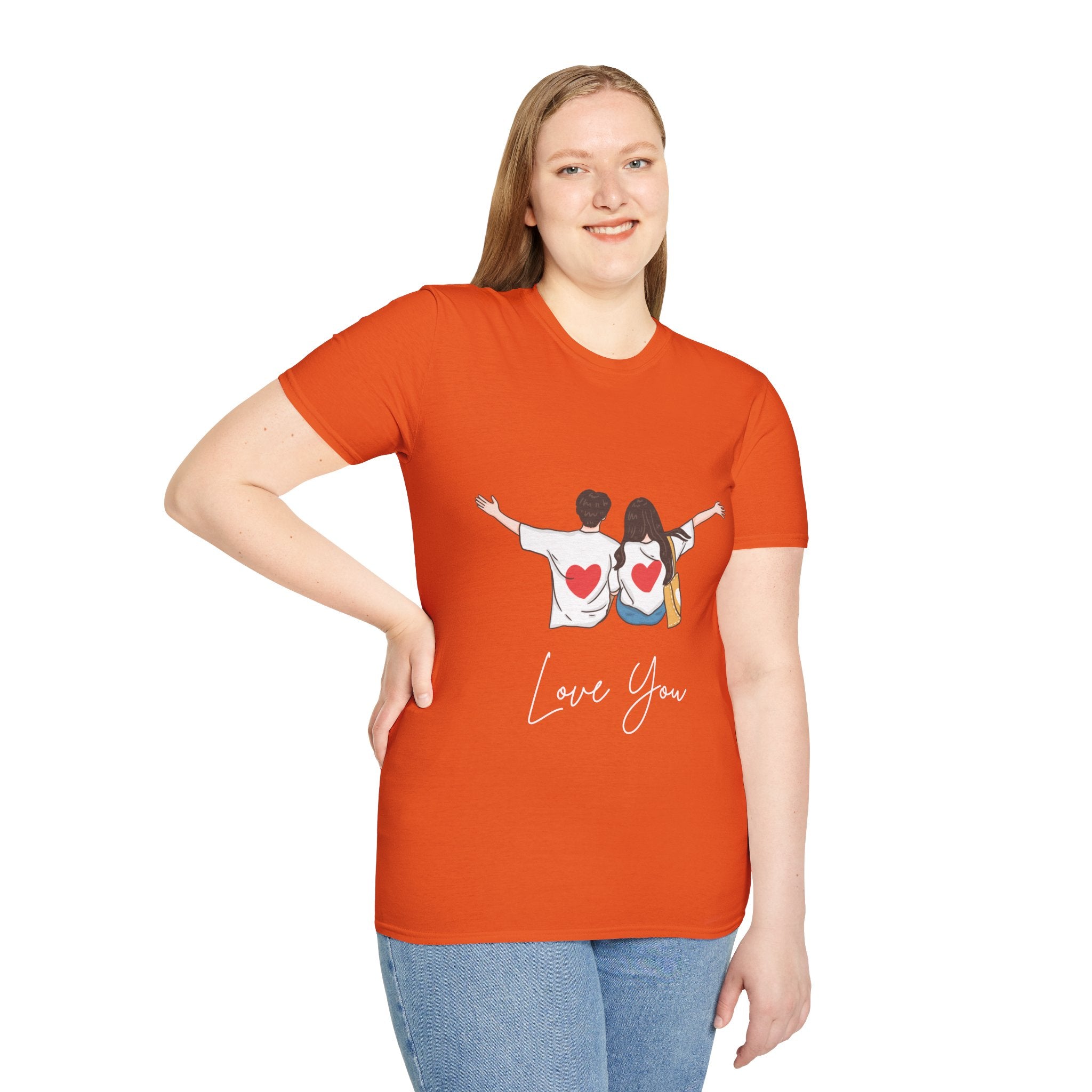 Love You Couple T-Shirt, Romantic Gift, Valentine’s Day Tee