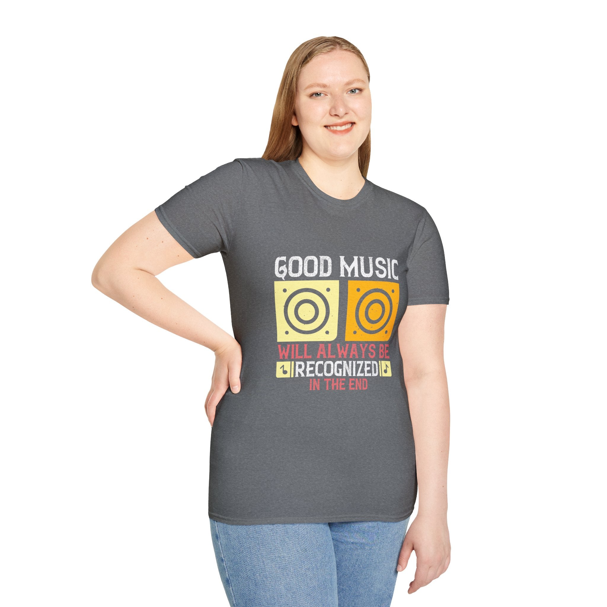 Good Music Unisex Softstyle T-Shirt | Retro Music Lover Tee