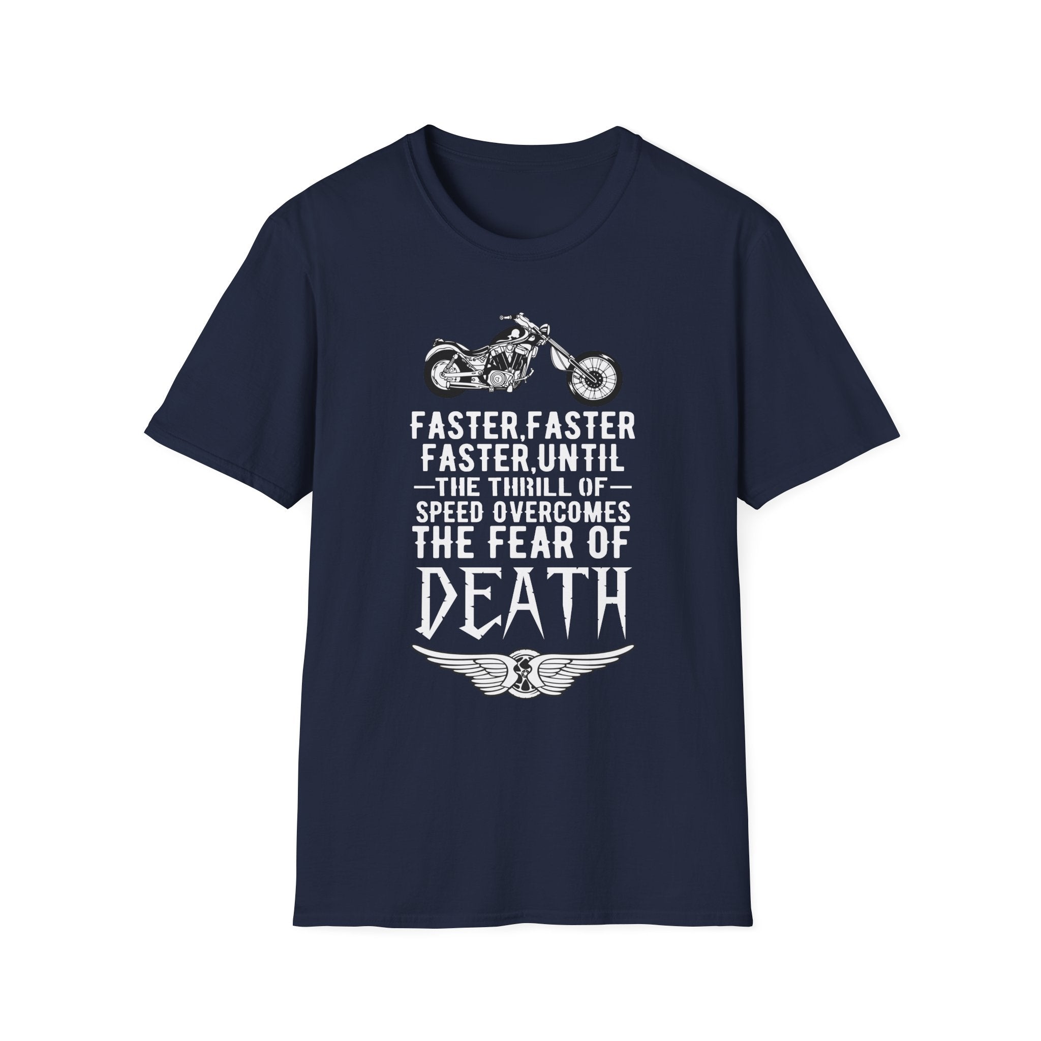 Motorcycle Enthusiast Unisex T-Shirt - Fearless Biker Tee, Gift for Riders, Road Trip Apparel, Freedom Shirt, Adventure Clothing