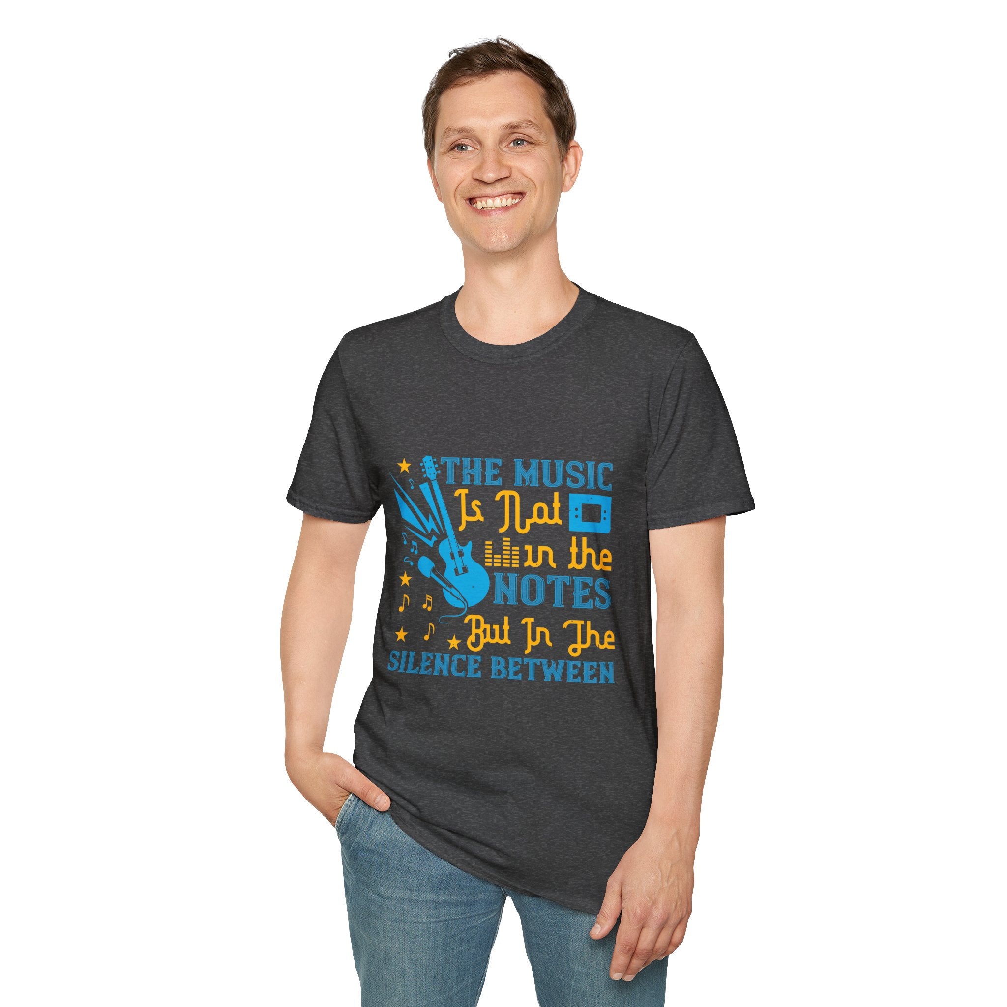Musical Quotes T-Shirt, Relaxed Vibe Music Lover Tee