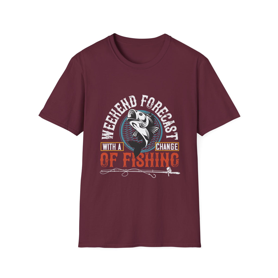 Weekend Fishing Forecast Unisex T-Shirt, Fishing Shirt