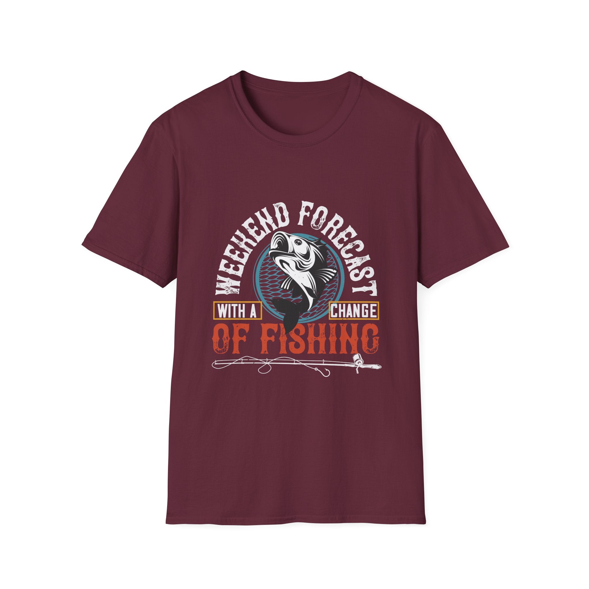 Weekend Fishing Forecast Unisex T-Shirt, Fishing Shirt
