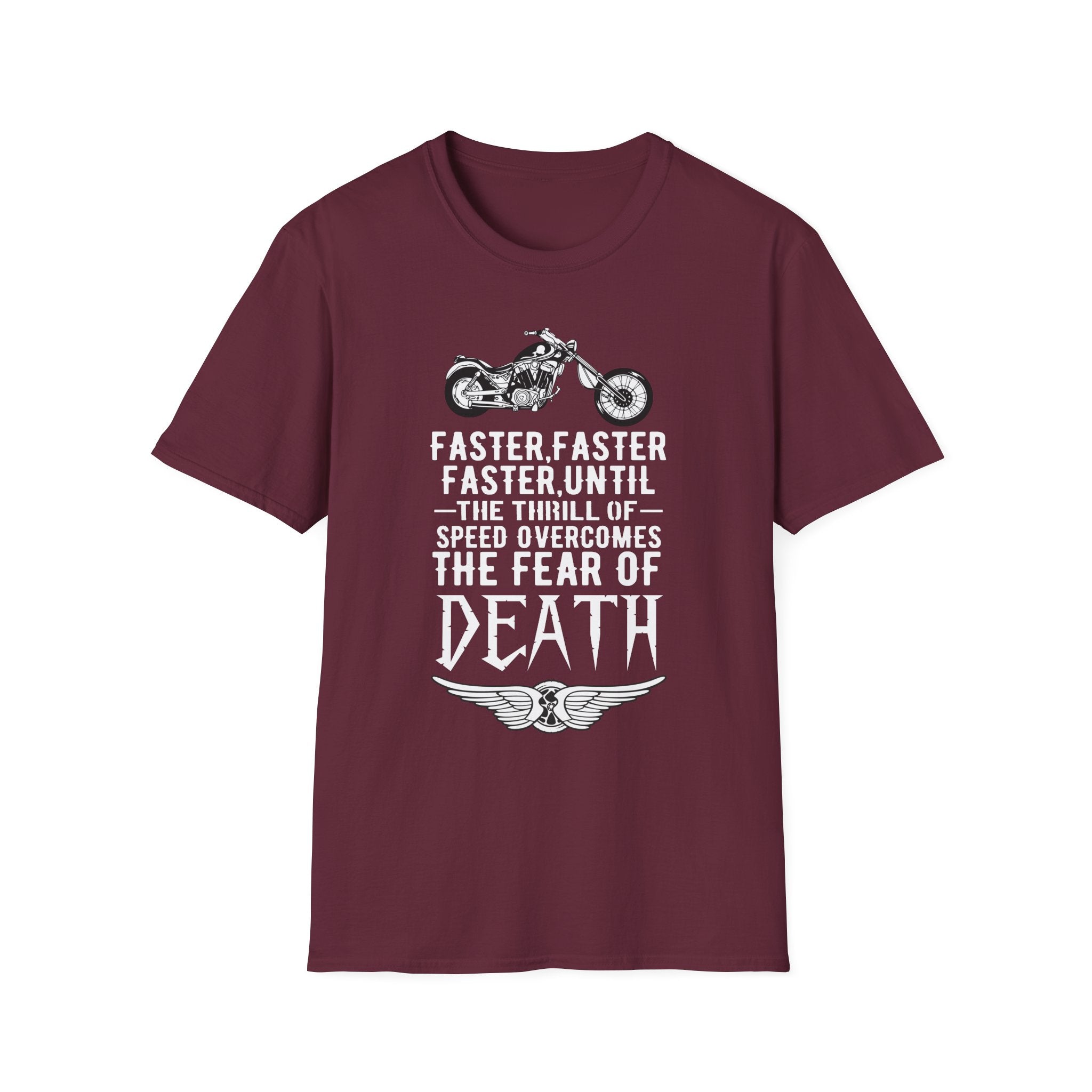 Motorcycle Enthusiast Unisex T-Shirt - Fearless Biker Tee, Gift for Riders, Road Trip Apparel, Freedom Shirt, Adventure Clothing