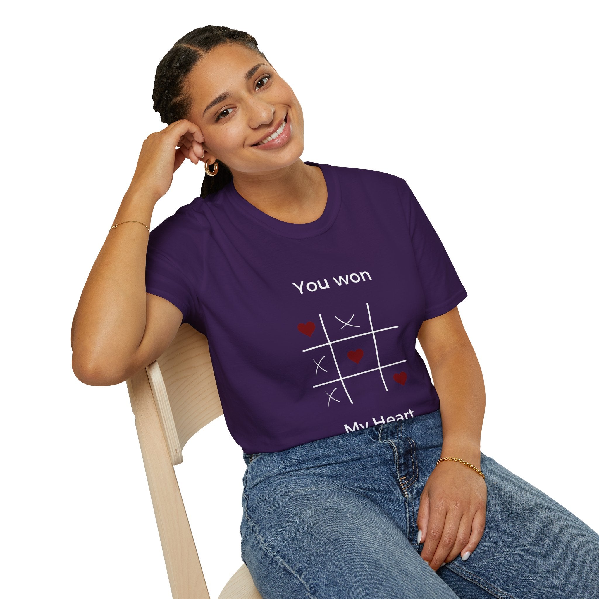 You Won My Heart Tee, Cute Couple Shirt, Gift for Him/Her