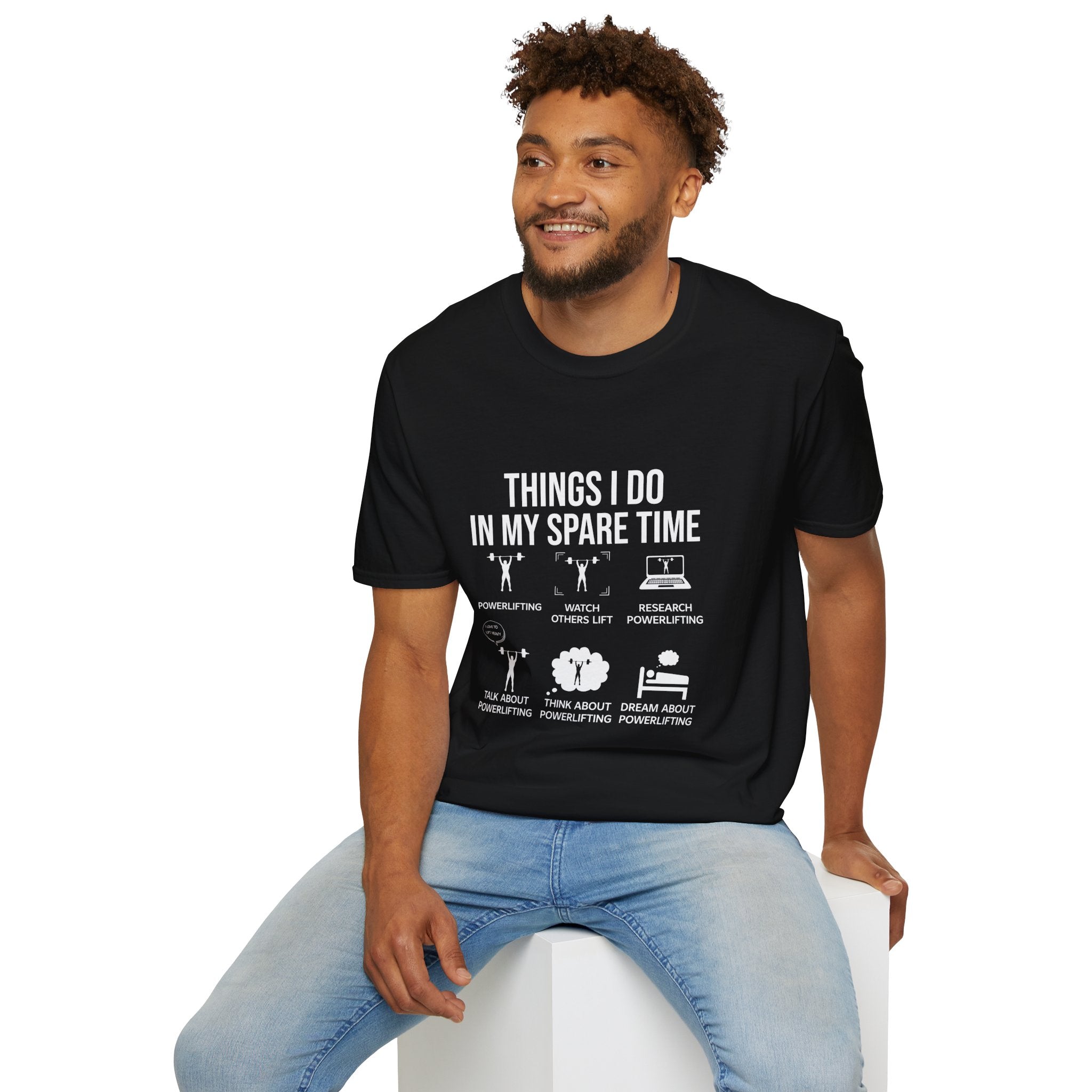 Funny Spare Time Activities T-Shirt, Leisurewear, Gift for Friends, Casual Humor Shirt, Relaxation Tee, Birthday Present