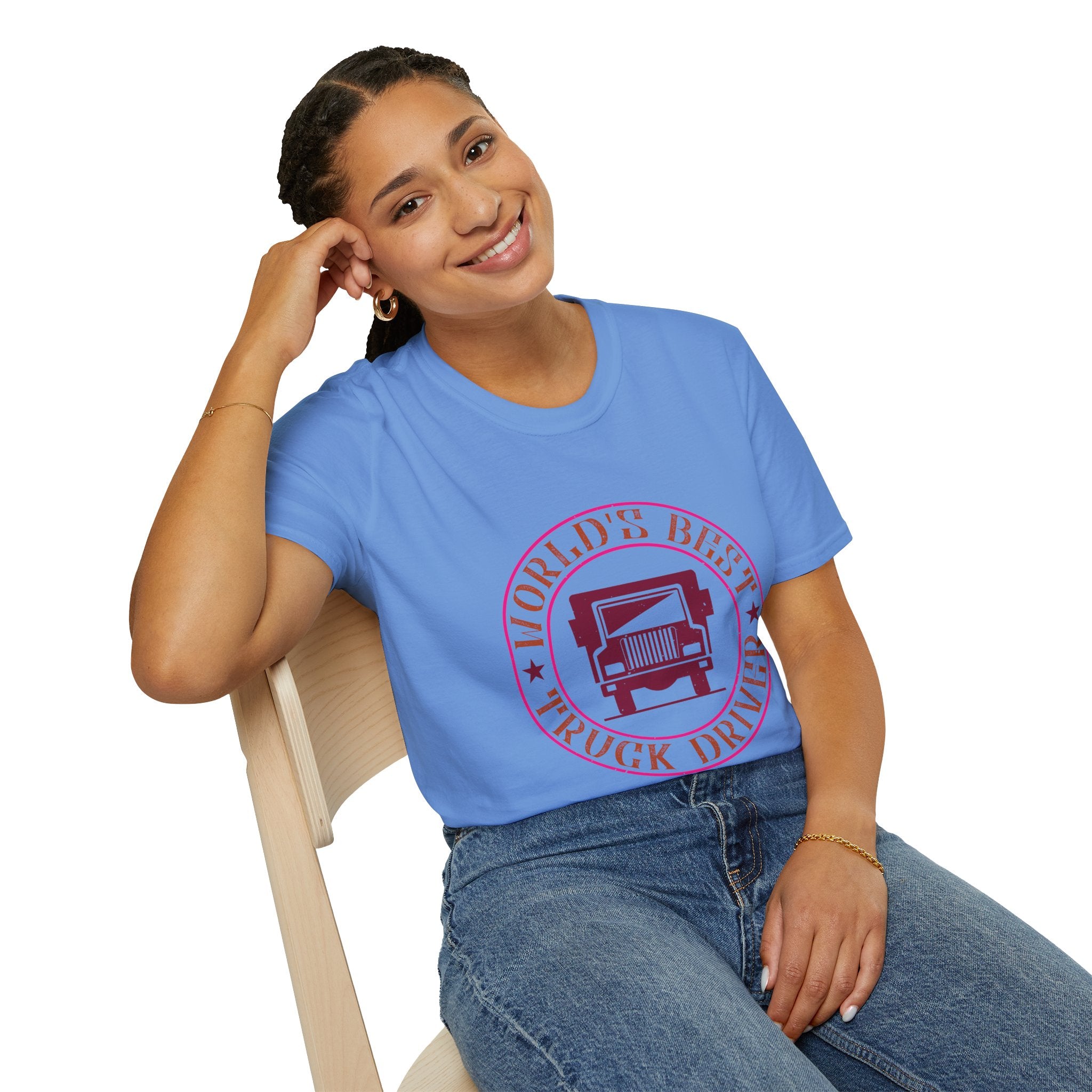 World's Best Truck Driver Unisex Softstyle T-Shirt | Gift for Dad