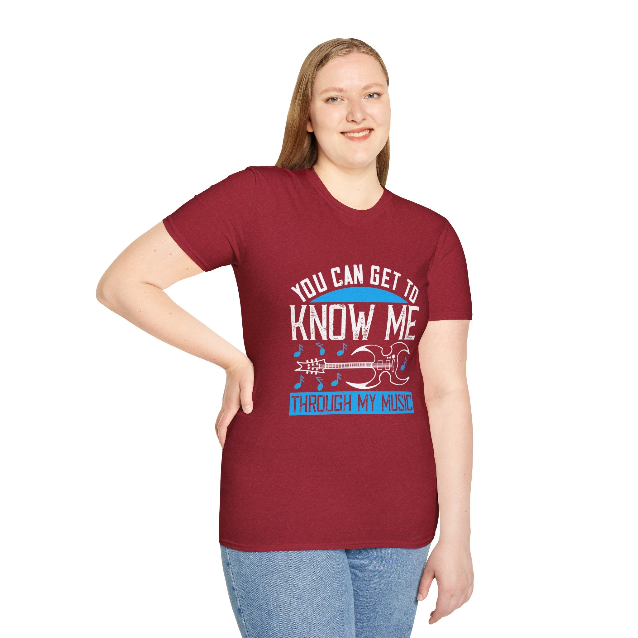 Unisex Music Quote T-Shirt, Softstyle Graphic Tee, Gift for Musicians