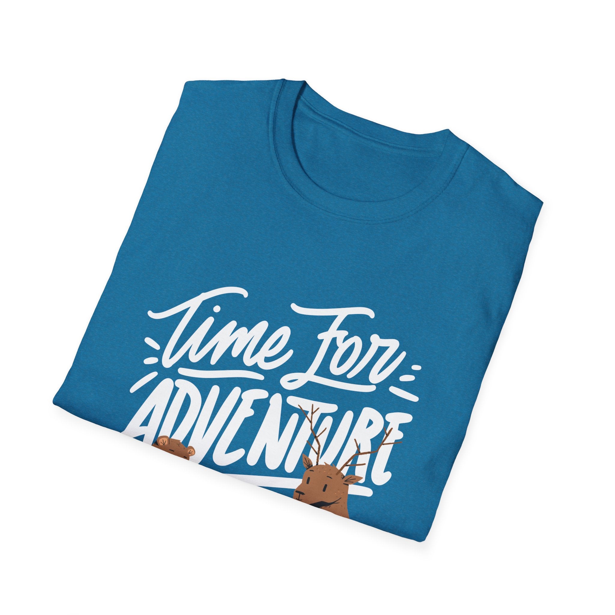 Adventure Bears Unisex Softstyle T-Shirt, Camping Shirt