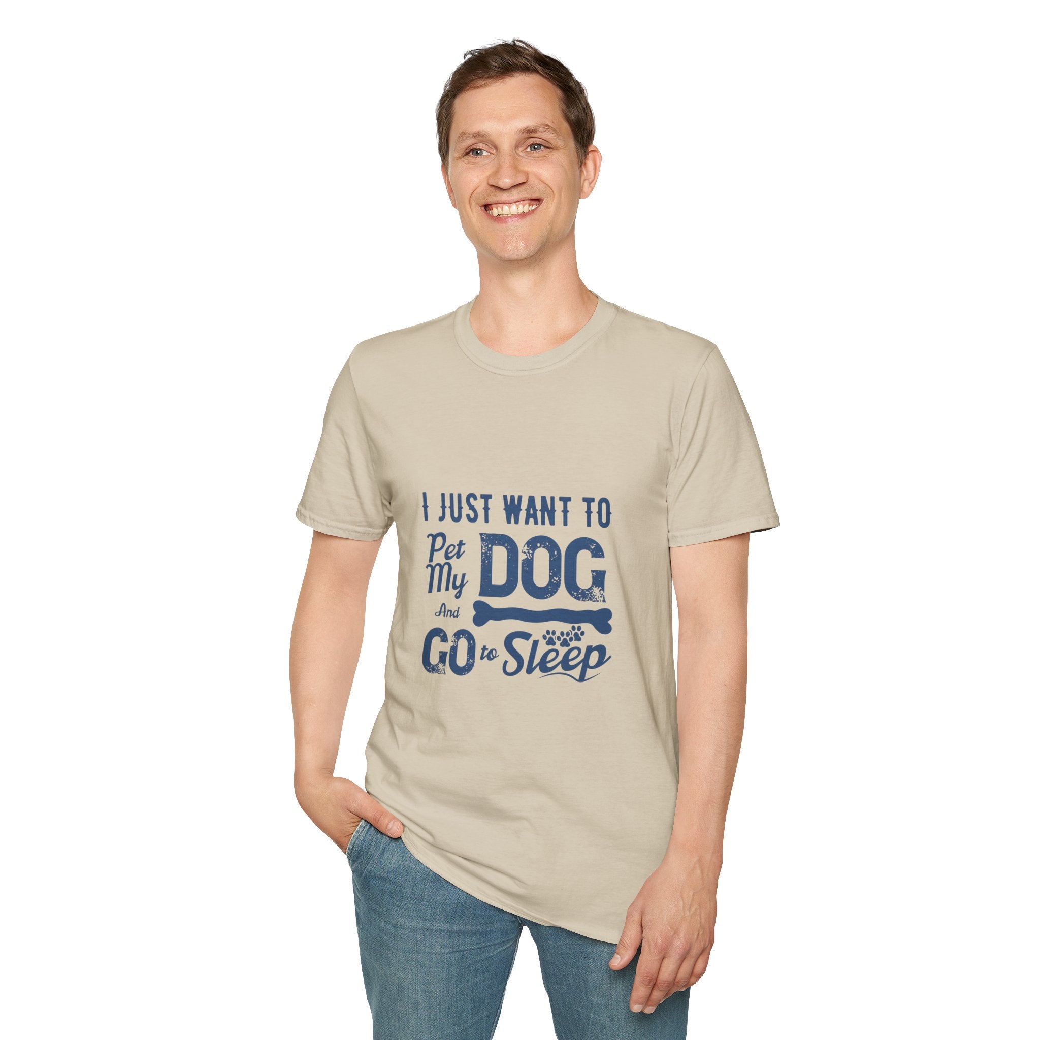 Funny Dog Lover Unisex T-Shirt, Pet Lover Gift, Cute Dog T-Shirt, Dog Mom, Dog Dad Apparel, Animal Lover Shirt