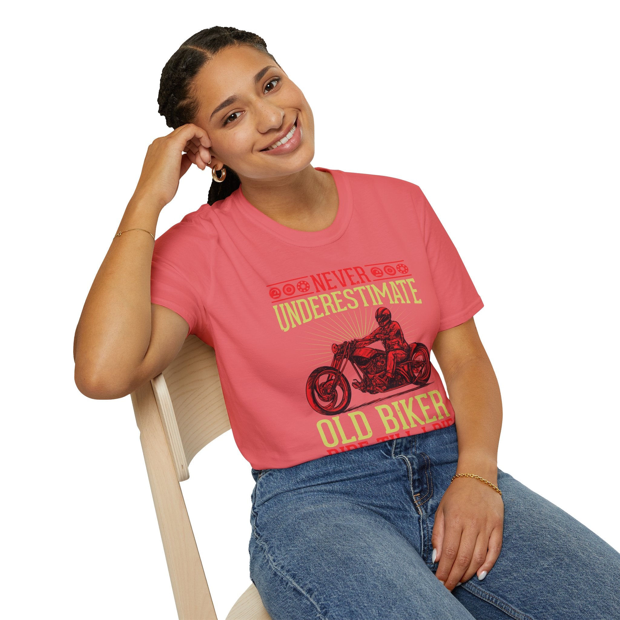 Unisex Biker Shirt - Never Underestimate Old Biker - Motorcycle Gift, Motorbike Lover Tee, Father’s Day Present, Adventure Apparel, [...]