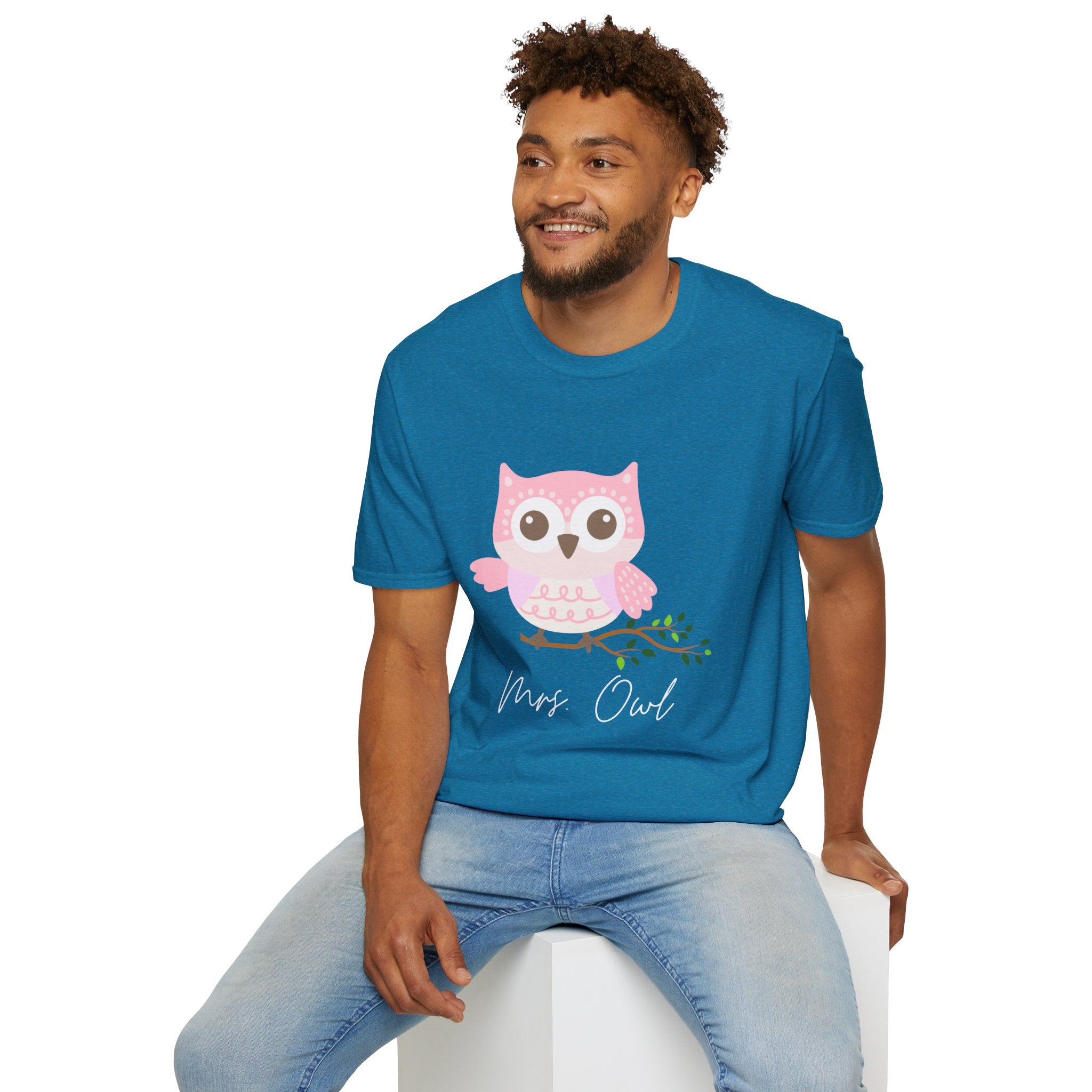 Cute Owl Unisex T-Shirt, Gift for Animal Lovers, Cozy Casual Wear