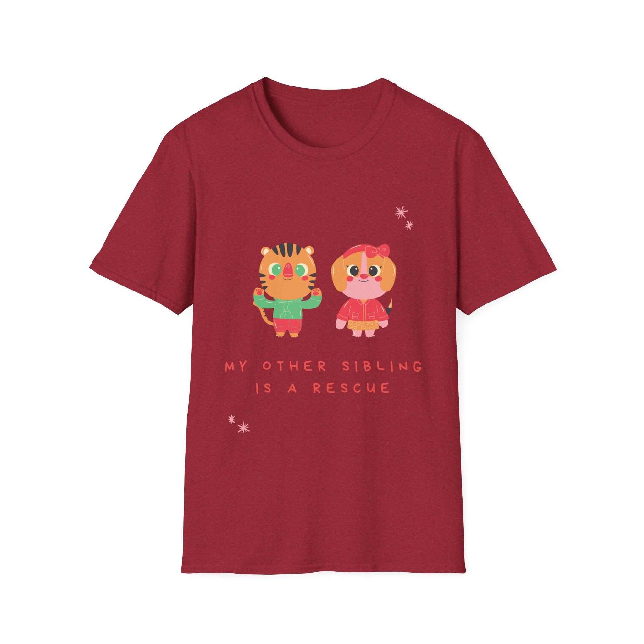 Cute Sibling Rescue T-Shirt, Animal Lovers Gift, Adoption Awareness Tee