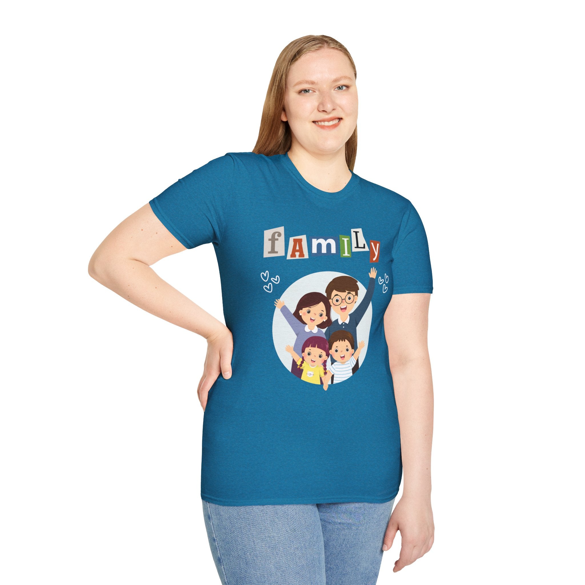 Family Love Unisex T-Shirt, Perfect Gift for Parents