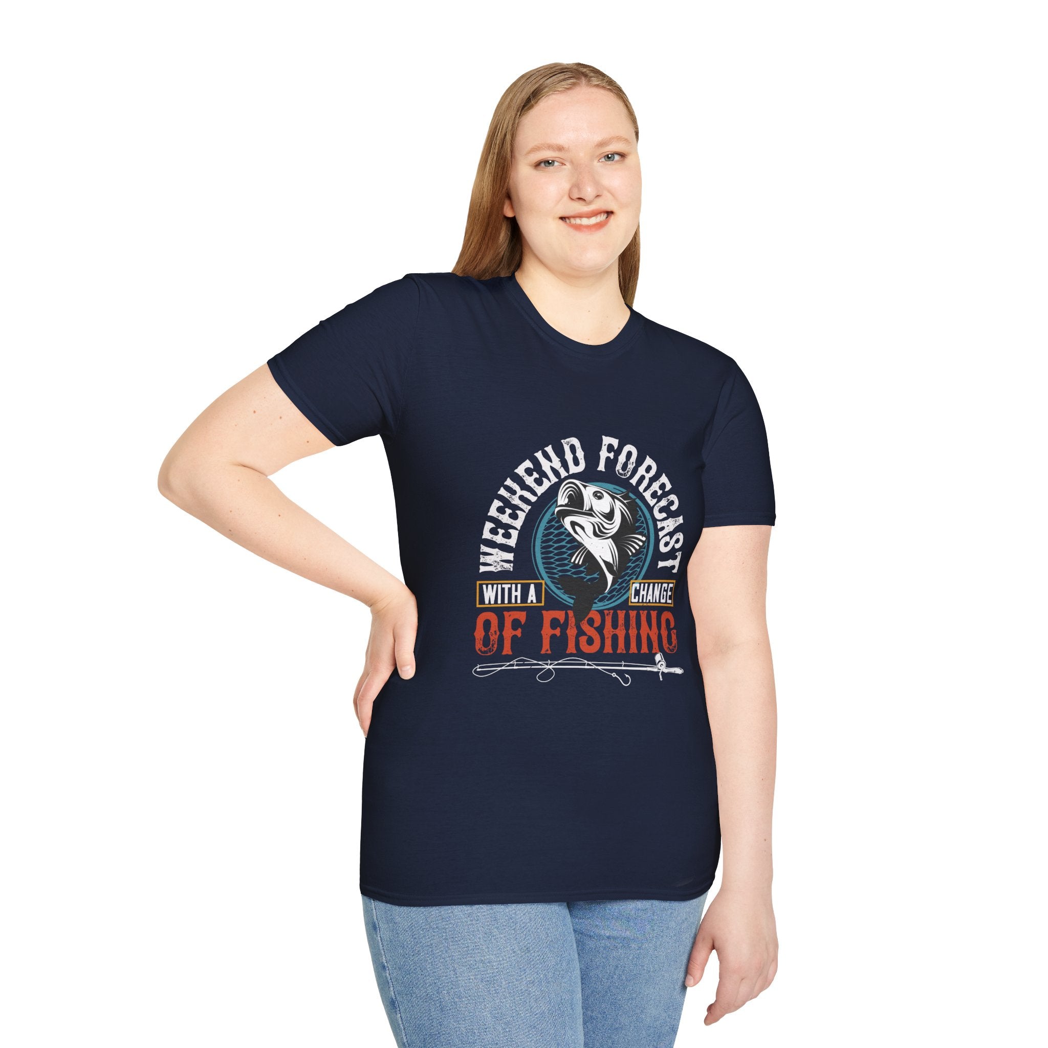 Weekend Fishing Forecast Unisex T-Shirt, Fishing Shirt