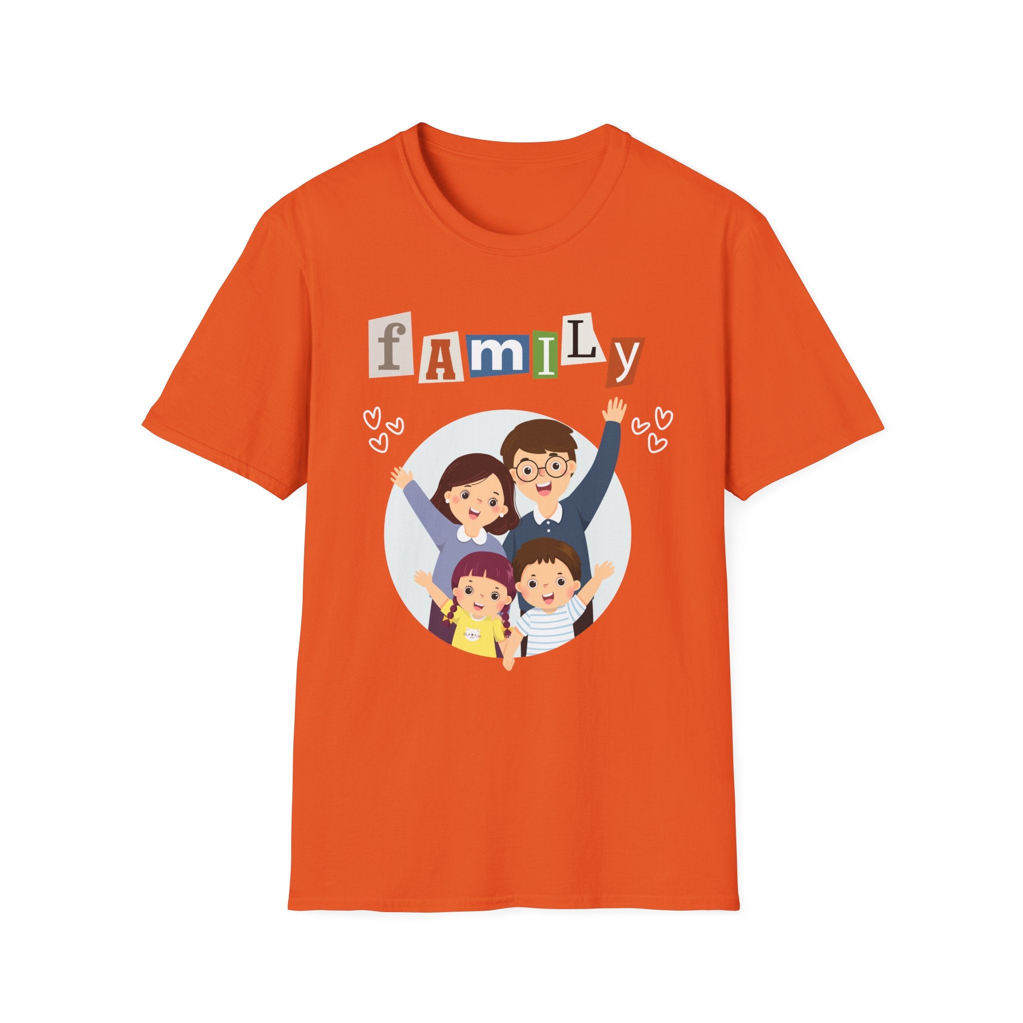 Family Love Unisex T-Shirt, Perfect Gift for Parents