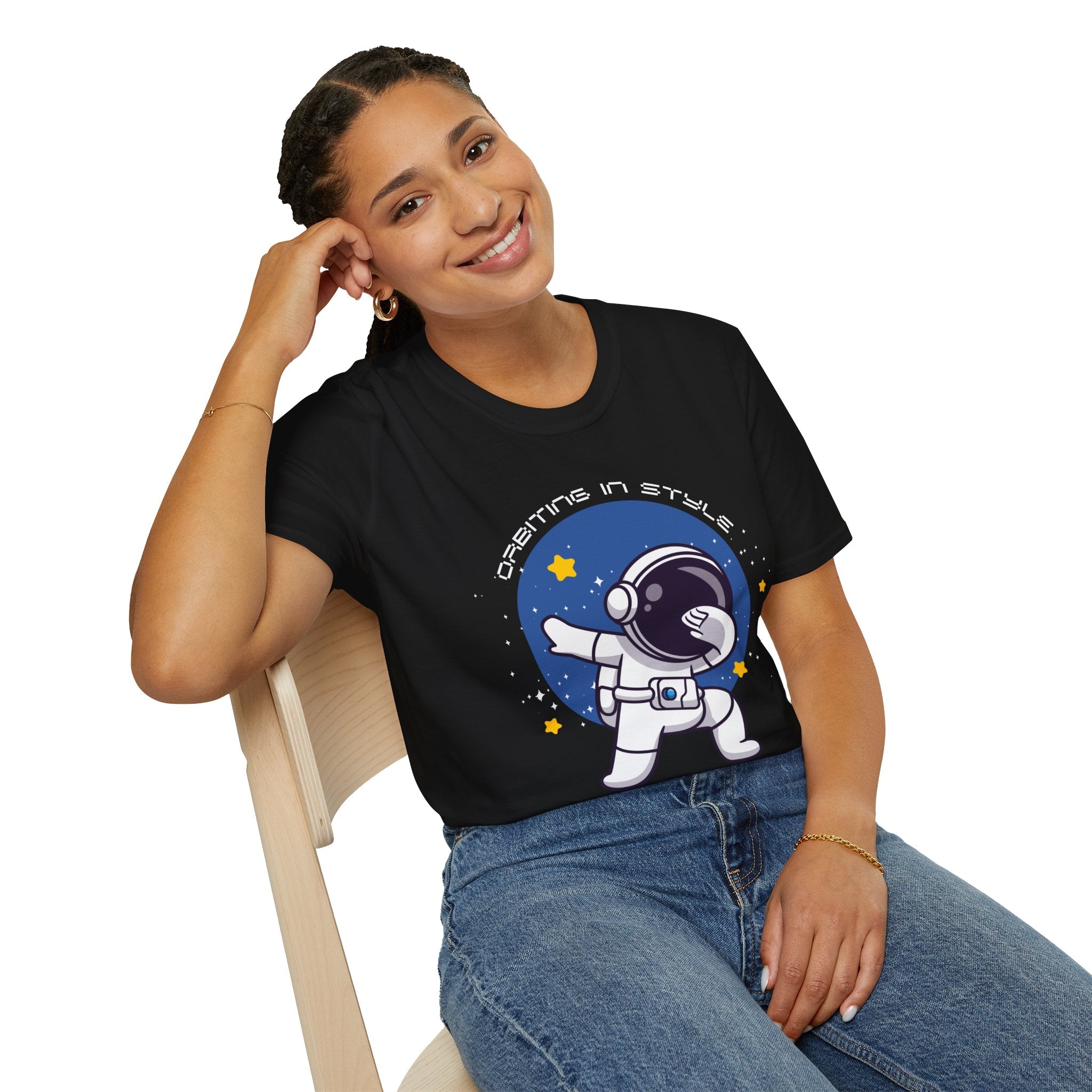 Astronaut Graphic Unisex T-Shirt, Cool Space Tee